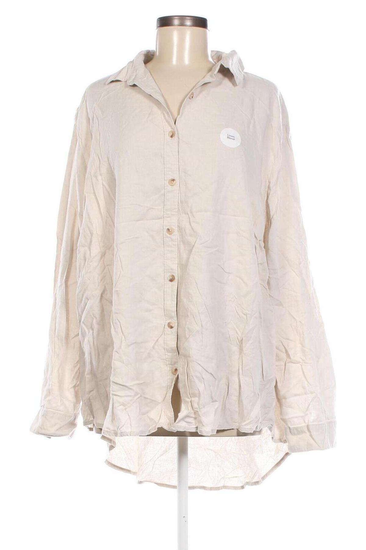 Damenbluse Anko, Größe 5XL, Farbe Beige, Preis 13,99 €