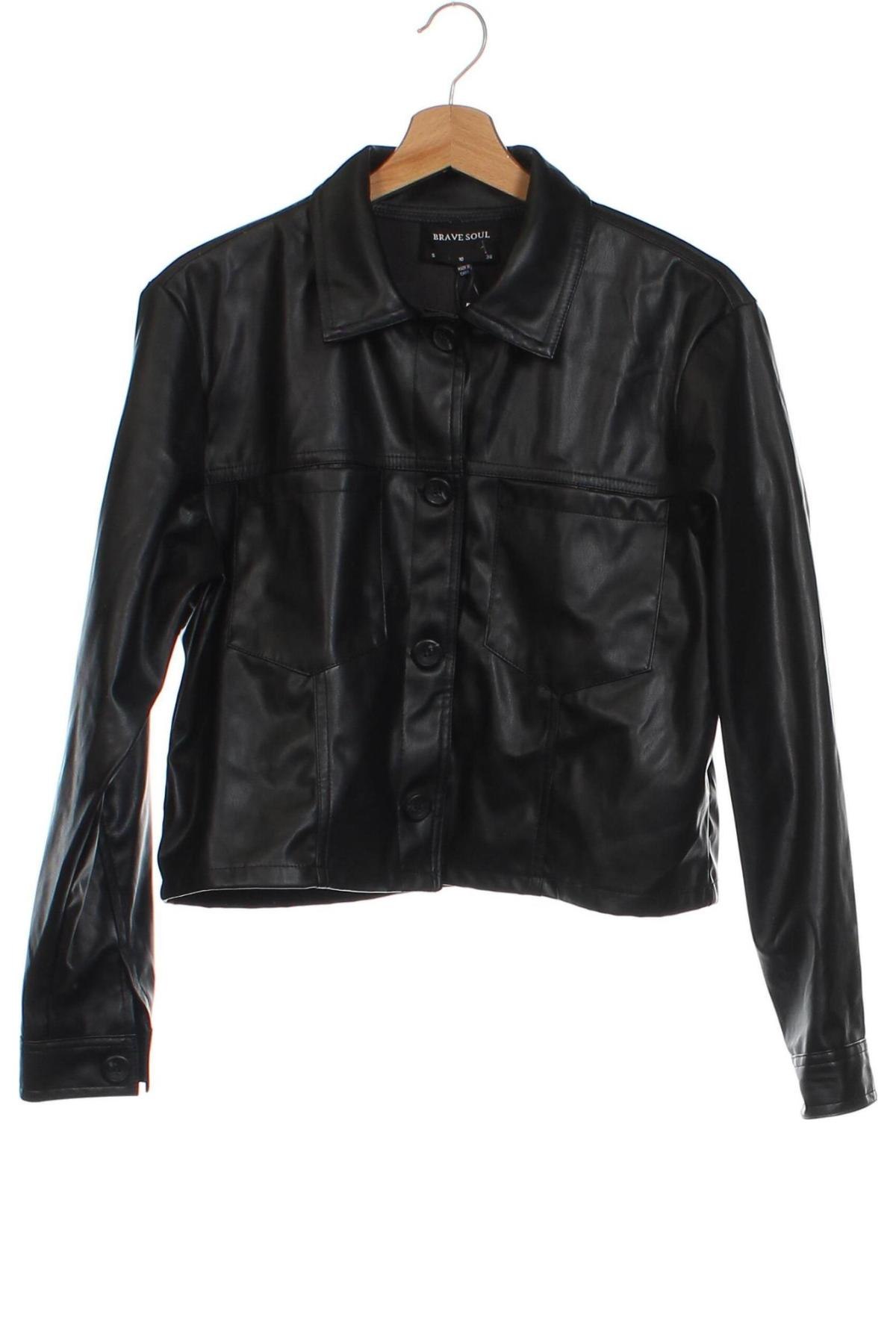 Γυναικείο πουκάμισο Brave Soul, Μέγεθος M, Χρώμα Μαύρο, Τιμή 11,57 €