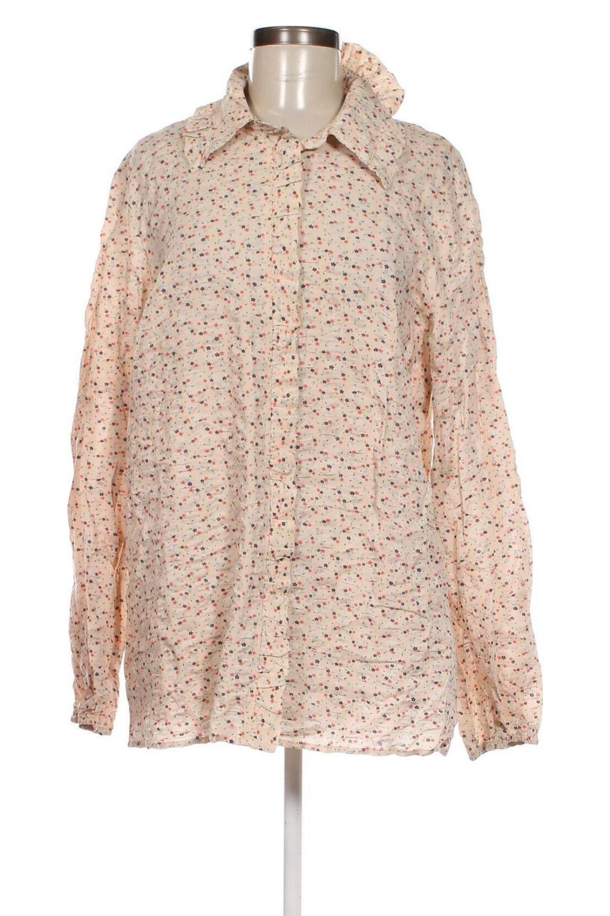 Γυναικείο πουκάμισο Free Quent, Μέγεθος XXL, Χρώμα Πολύχρωμο, Τιμή 26,20 €