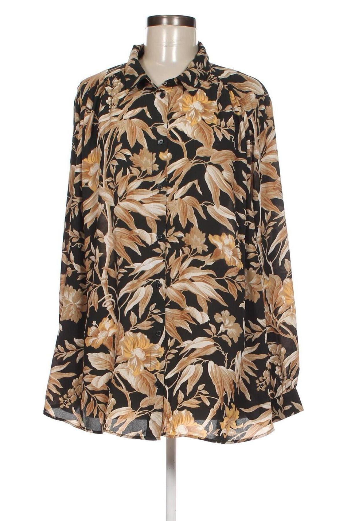 Γυναικείο πουκάμισο H&M, Μέγεθος XXL, Χρώμα Πολύχρωμο, Τιμή 8,50 €