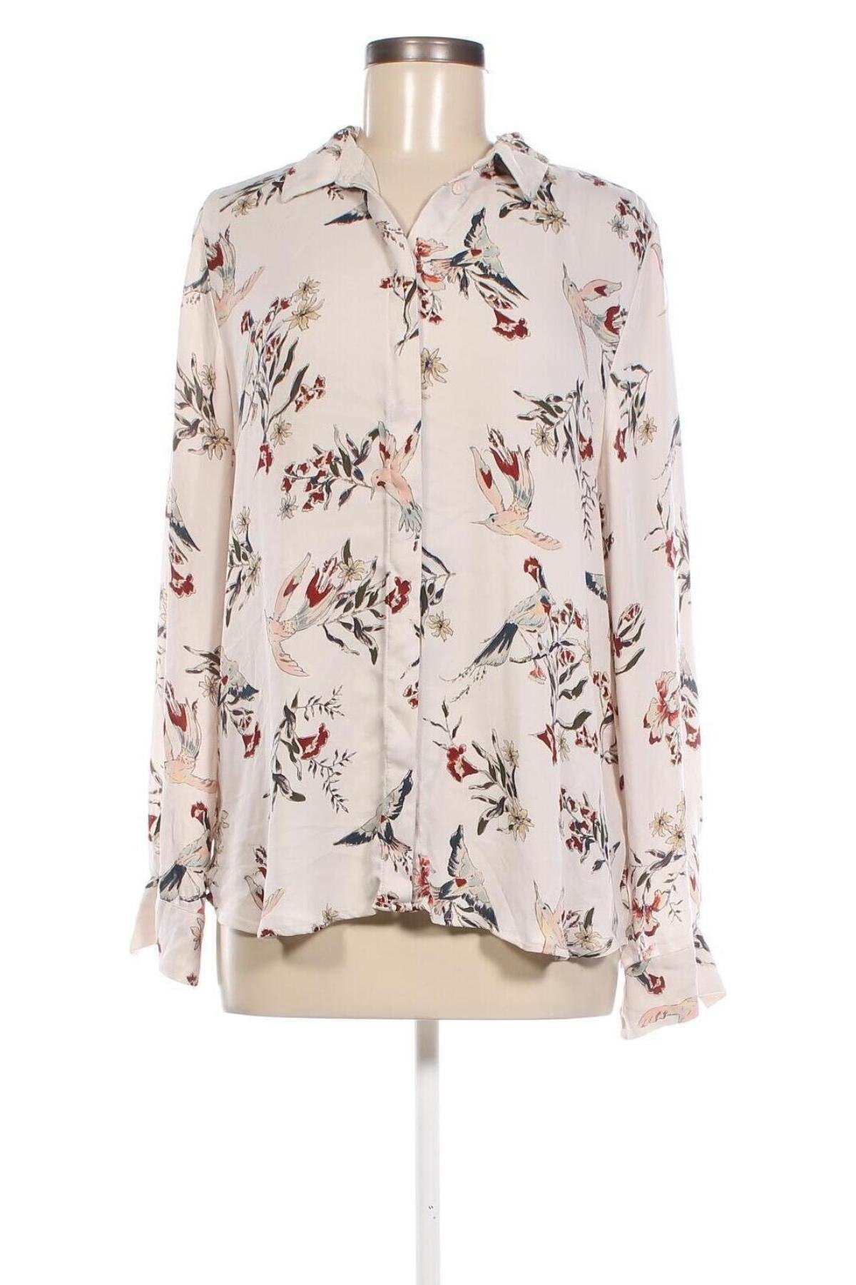 Γυναικείο πουκάμισο H&M, Μέγεθος L, Χρώμα  Μπέζ, Τιμή 8,50 €