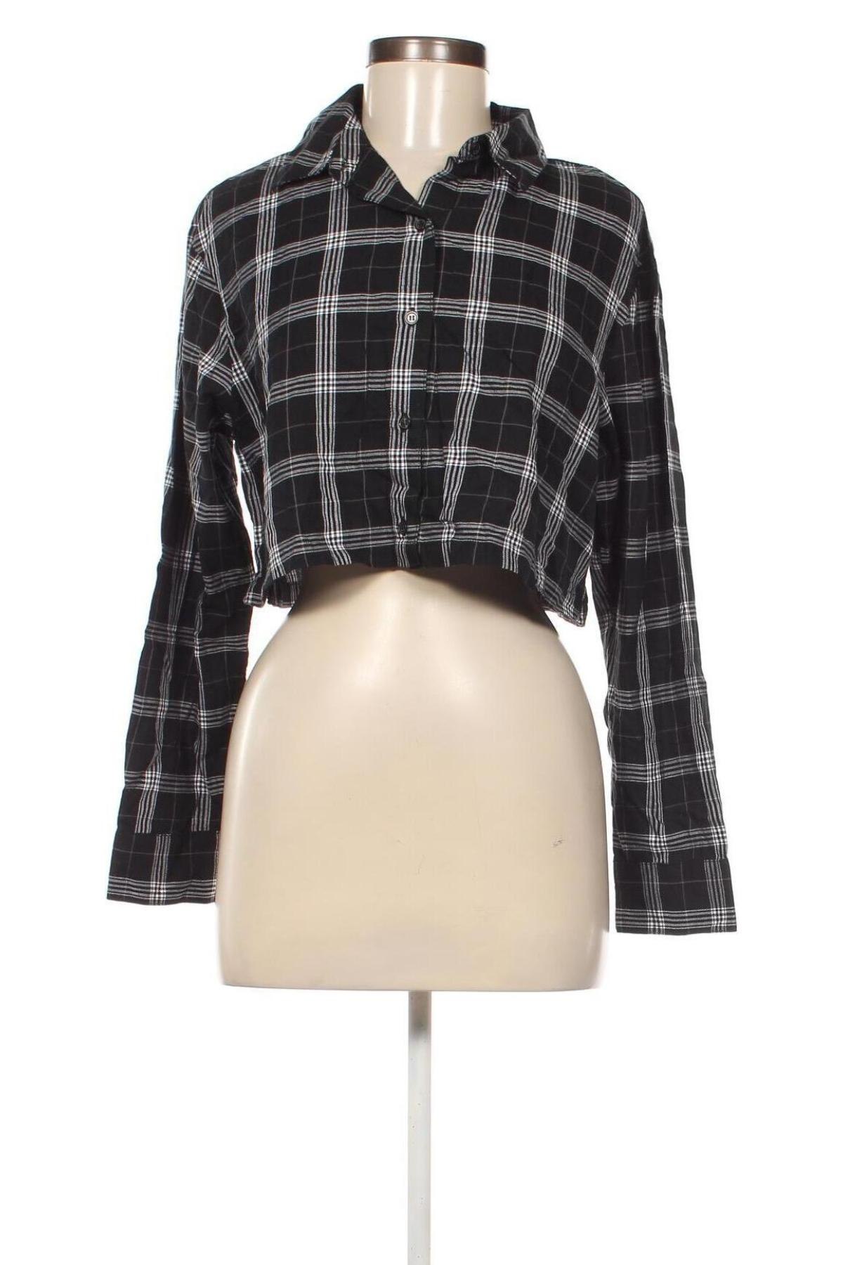 Γυναικείο πουκάμισο H&M Divided, Μέγεθος XS, Χρώμα Πολύχρωμο, Τιμή 8,50 €