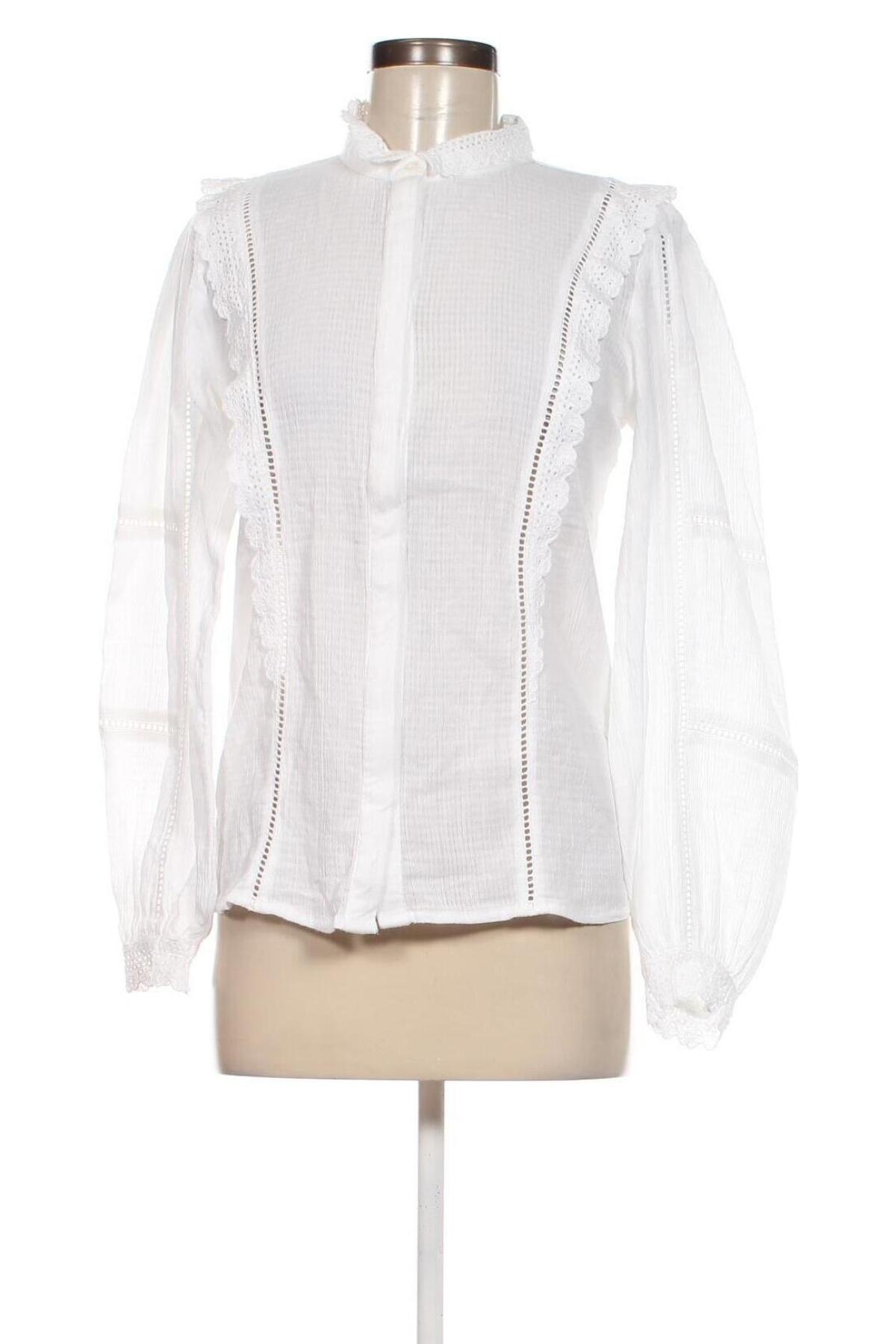 Γυναικείο πουκάμισο H&M L.O.G.G., Μέγεθος S, Χρώμα Λευκό, Τιμή 15,46 €