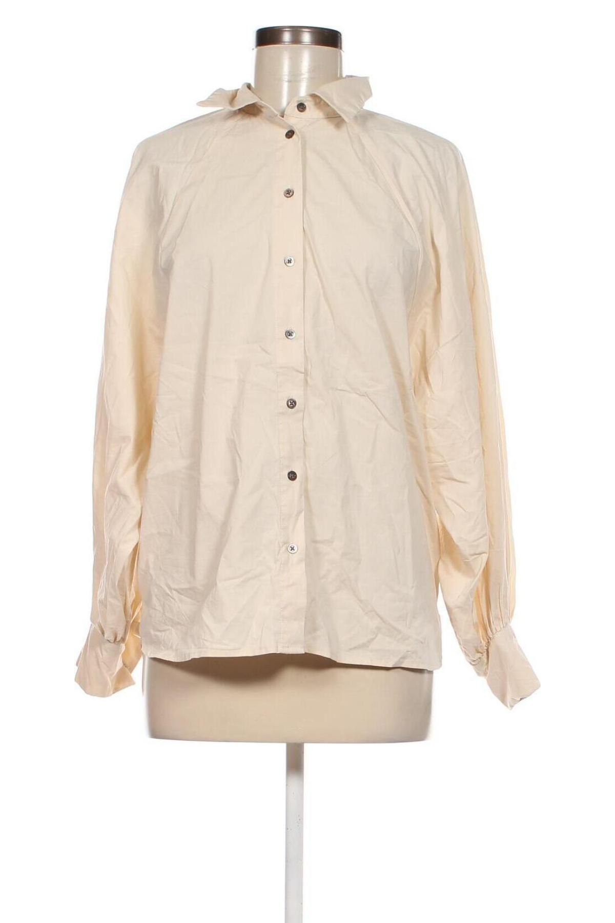Γυναικείο πουκάμισο In Wear, Μέγεθος S, Χρώμα Εκρού, Τιμή 16,33 €