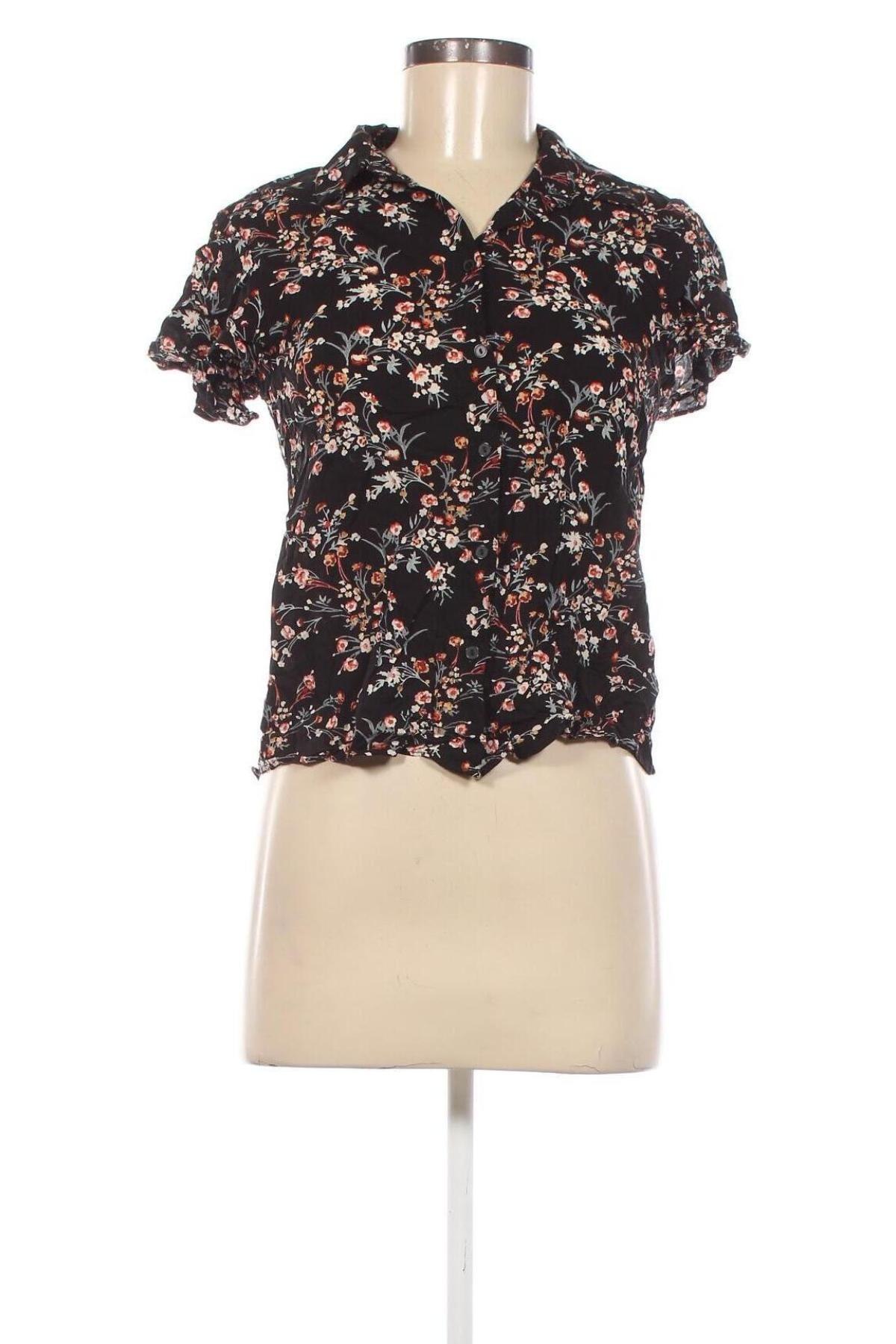 Γυναικείο πουκάμισο Mango, Μέγεθος S, Χρώμα Μαύρο, Τιμή 7,89 €