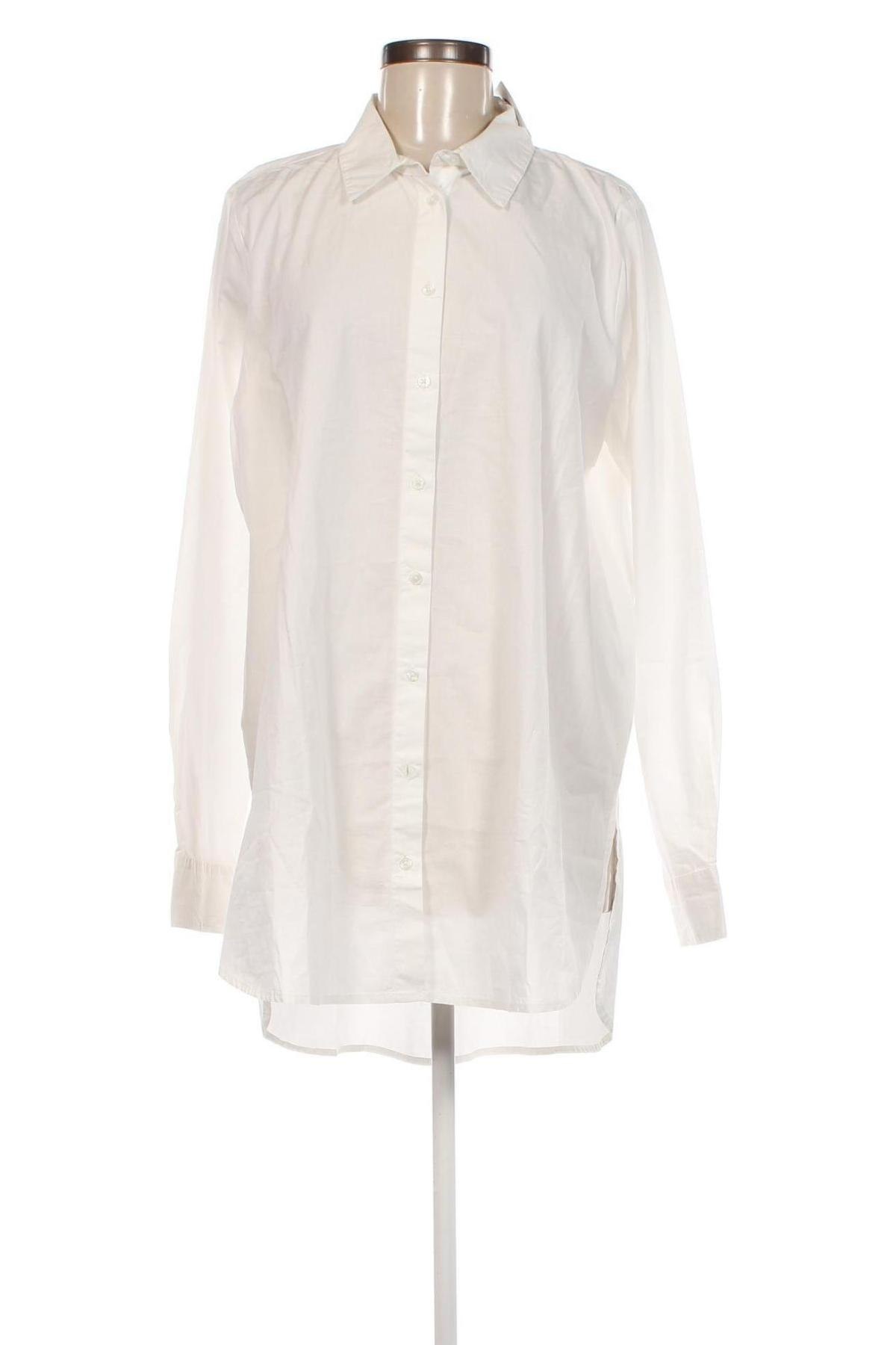 Γυναικείο πουκάμισο Pieces, Μέγεθος XL, Χρώμα Λευκό, Τιμή 14,23 €