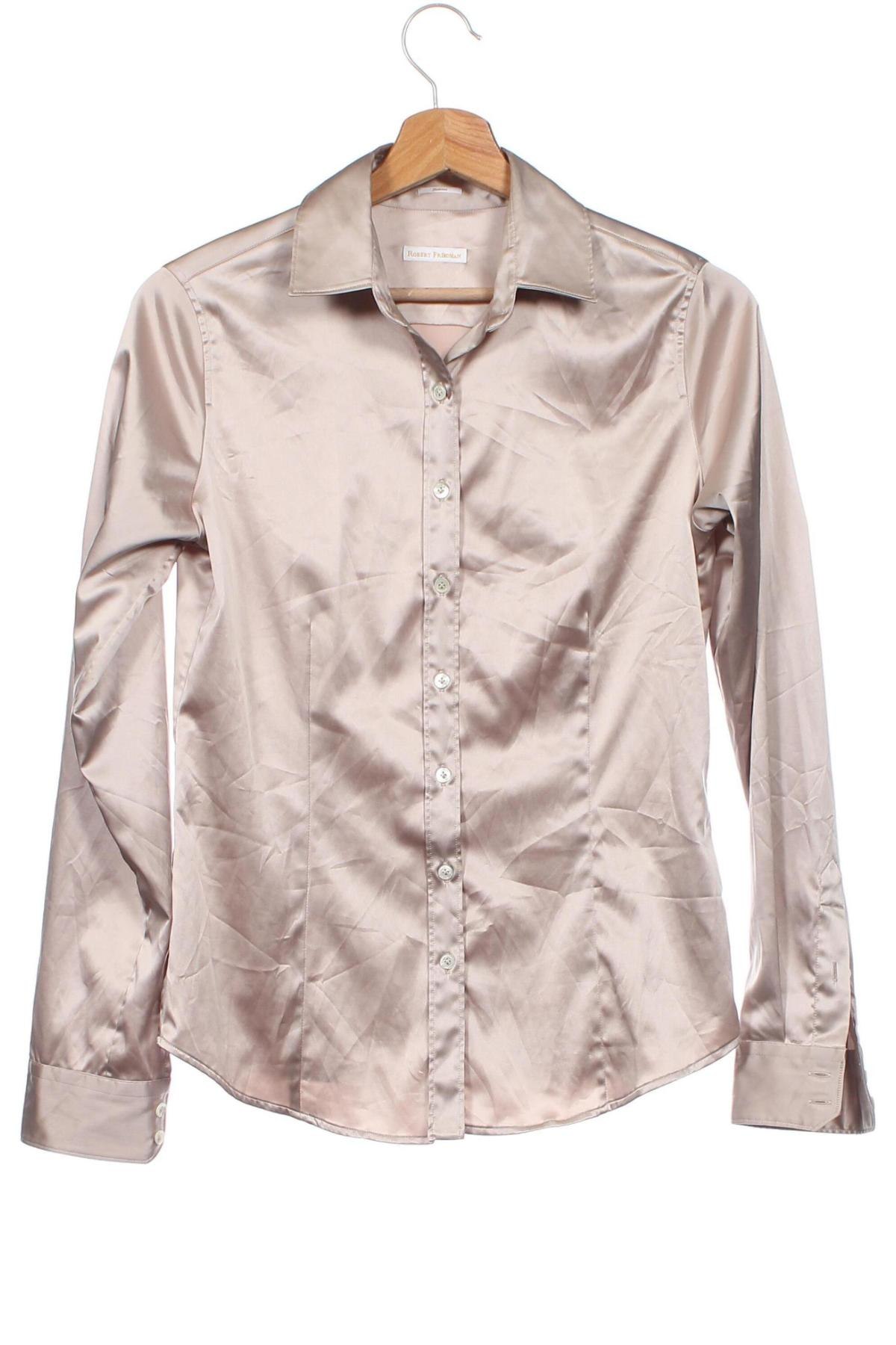 Damenbluse Robert Friedman, Größe XS, Farbe Beige, Preis € 10,23