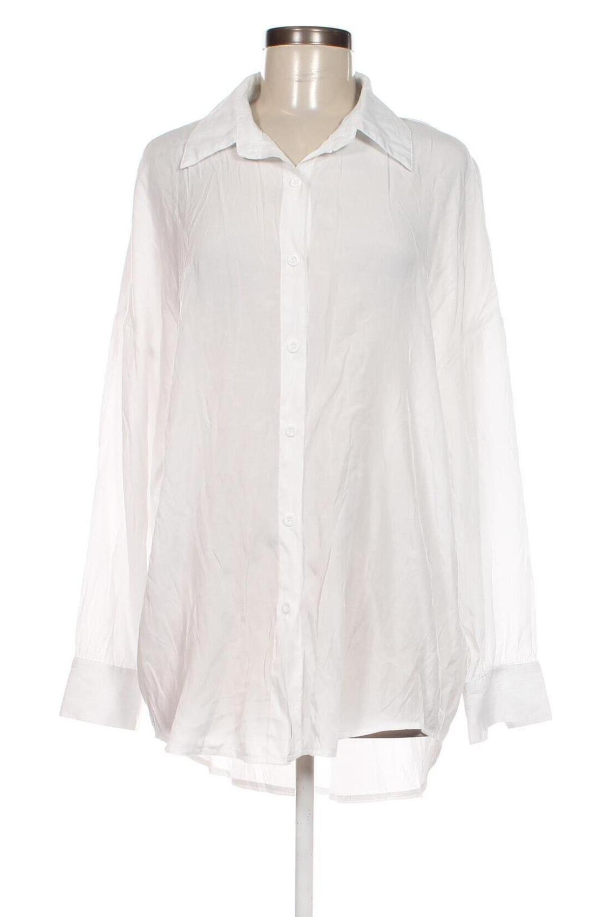 Дамска риза SHEIN, Размер L, Цвят Бял, Цена 15,00 лв.