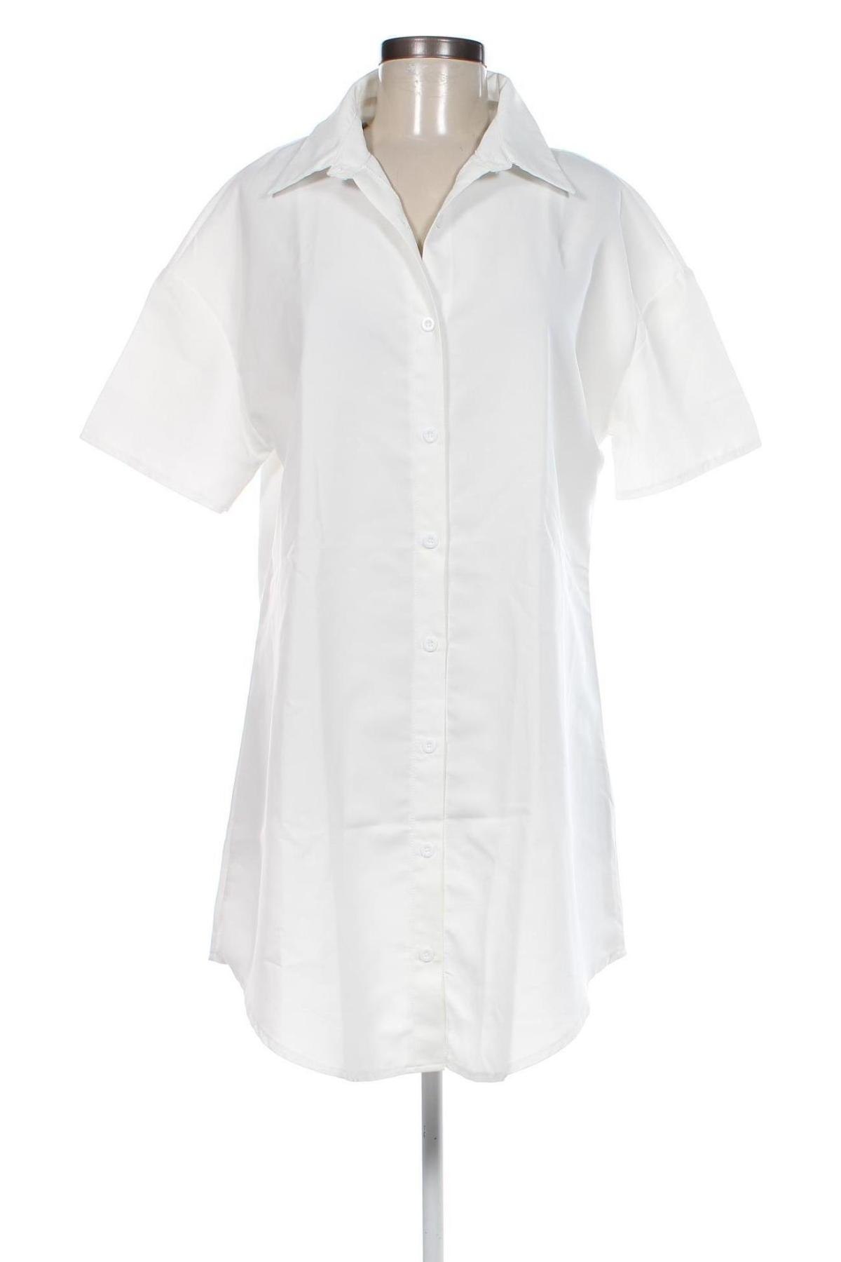 Γυναικείο πουκάμισο SHEIN, Μέγεθος M, Χρώμα Λευκό, Τιμή 7,72 €