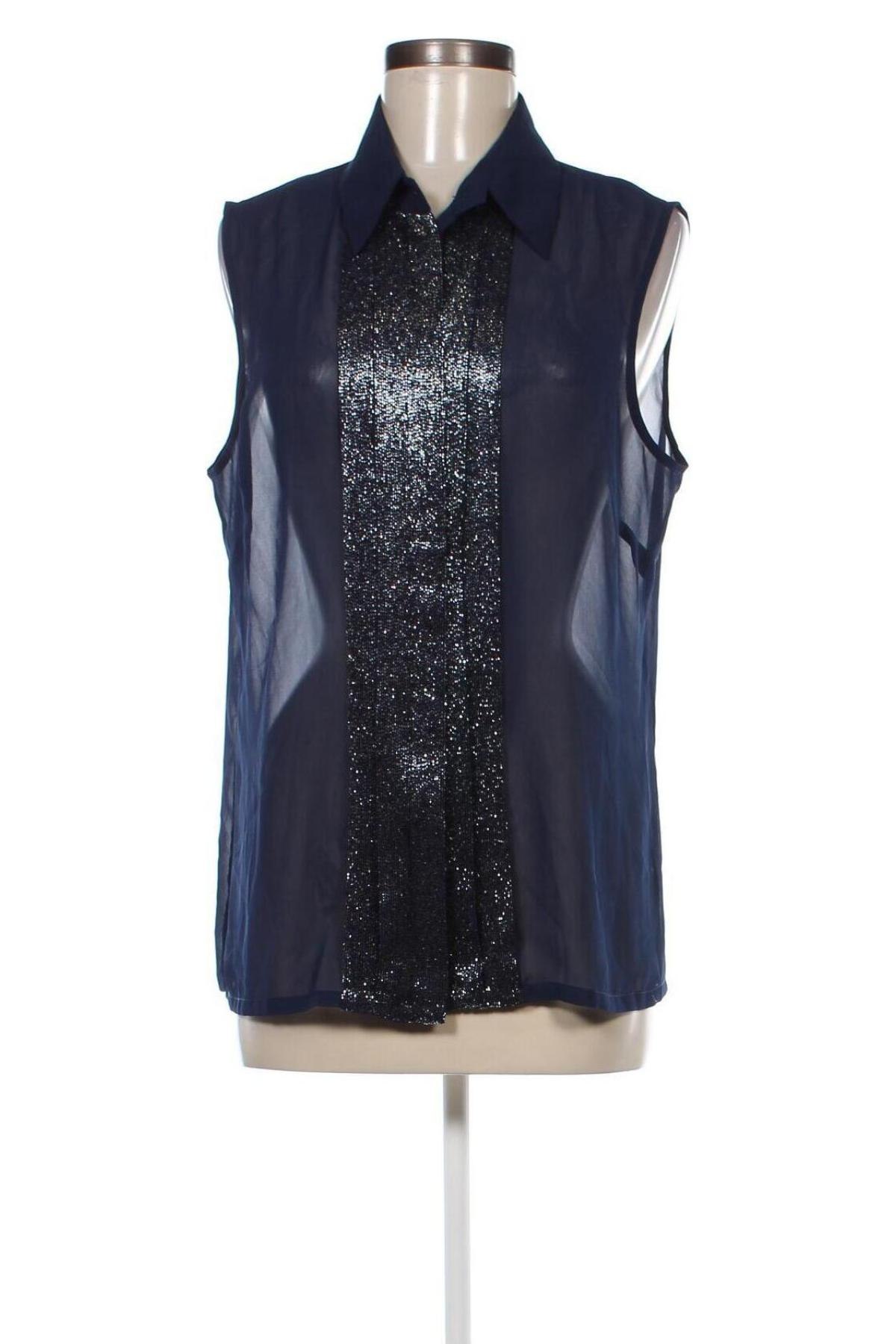 Damenbluse Silvian Heach, Größe L, Farbe Blau, Preis € 54,57