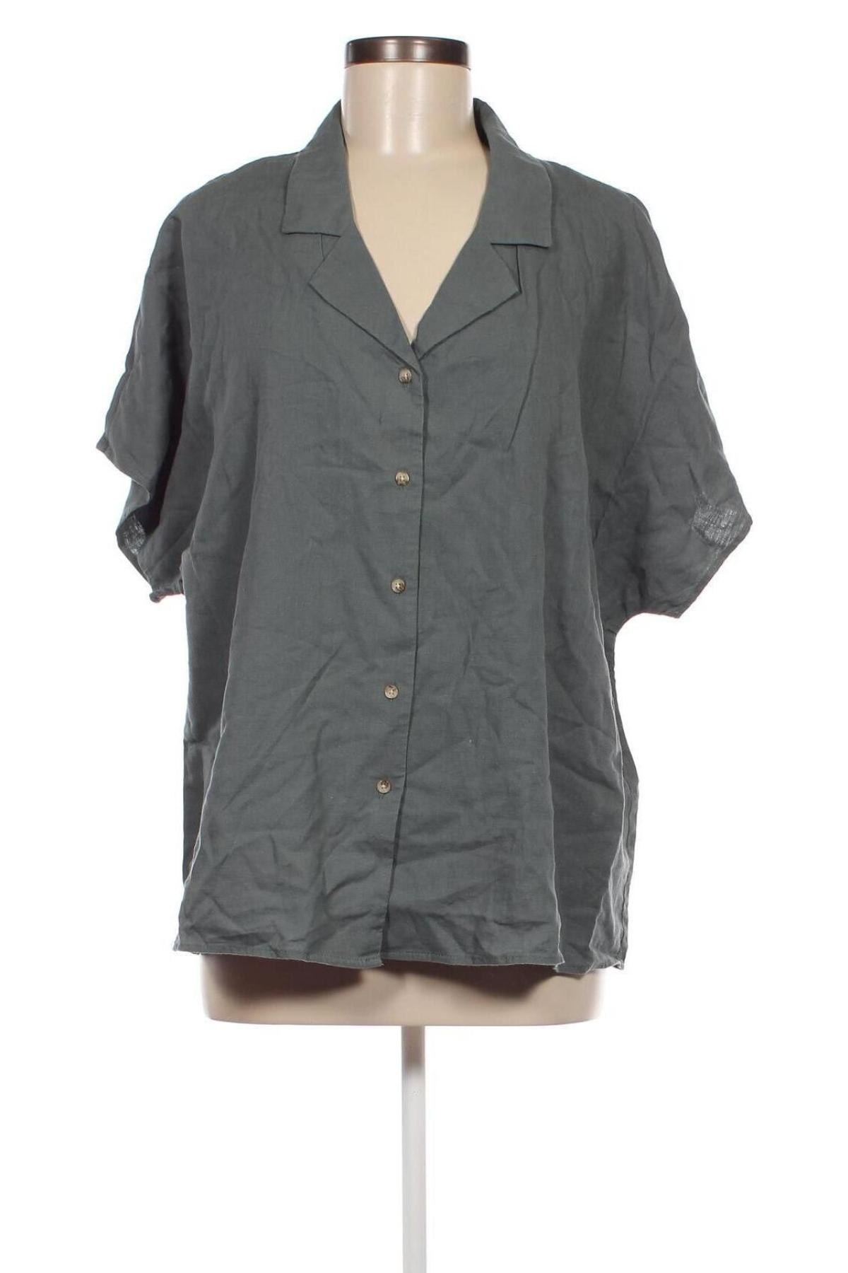 Γυναικείο πουκάμισο Soya Concept, Μέγεθος XL, Χρώμα Γκρί, Τιμή 20,64 €