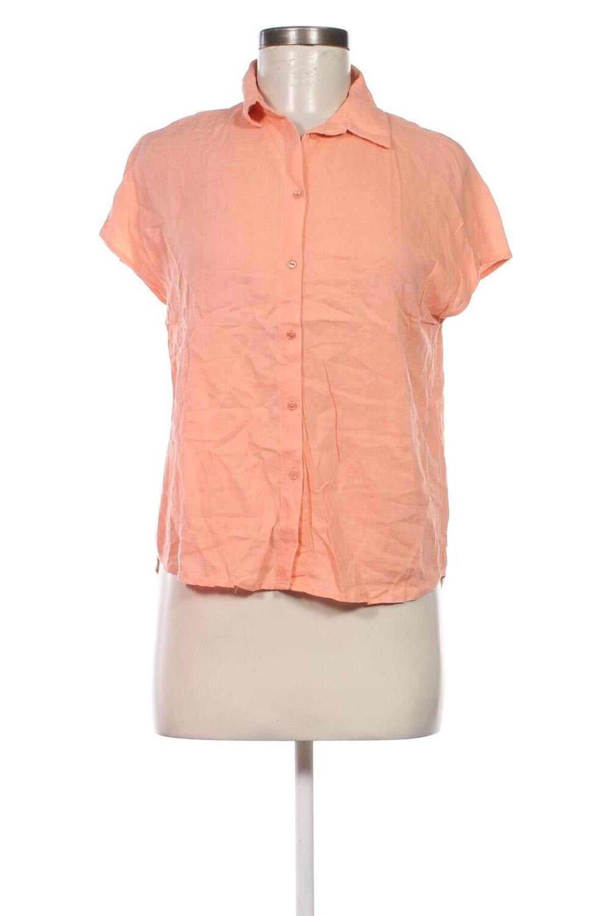 Γυναικείο πουκάμισο VILA, Μέγεθος S, Χρώμα Πορτοκαλί, Τιμή 12,37 €