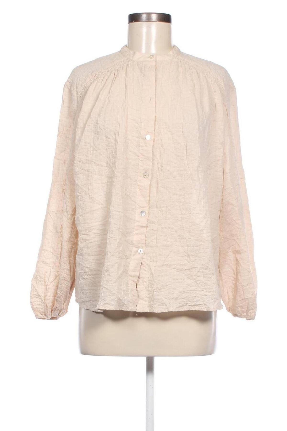 Damenbluse Zara, Größe M, Farbe Beige, Preis 18,79 €