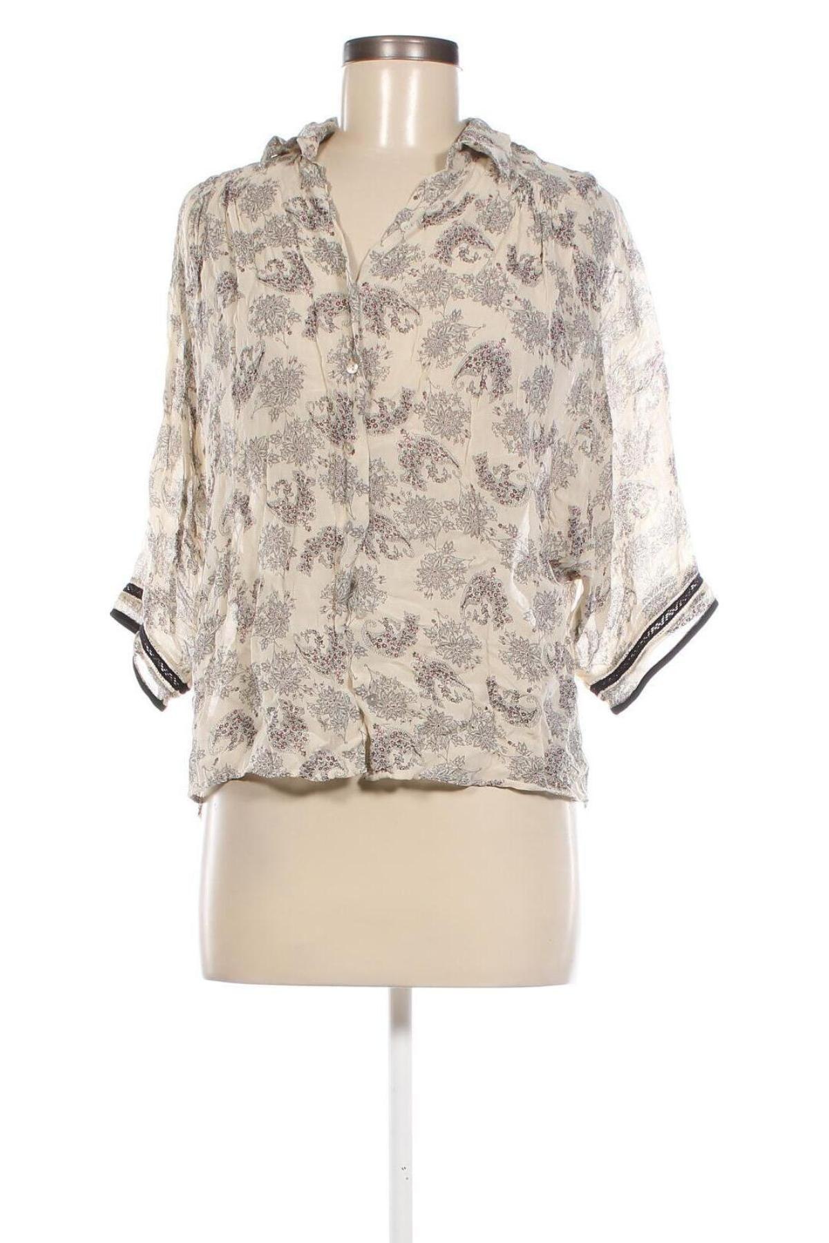 Γυναικείο πουκάμισο Zara, Μέγεθος XS, Χρώμα Πολύχρωμο, Τιμή 6,68 €