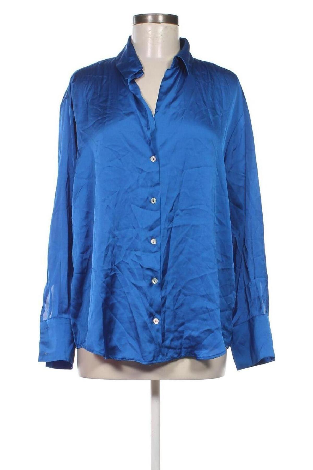 Damenbluse Zara, Größe L, Farbe Blau, Preis 18,79 €