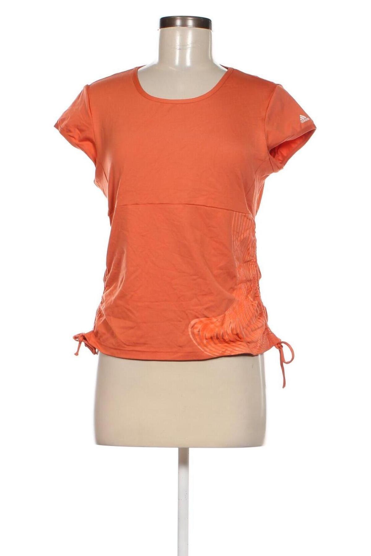 Damen T-Shirt Adidas, Größe L, Farbe Orange, Preis 18,79 €