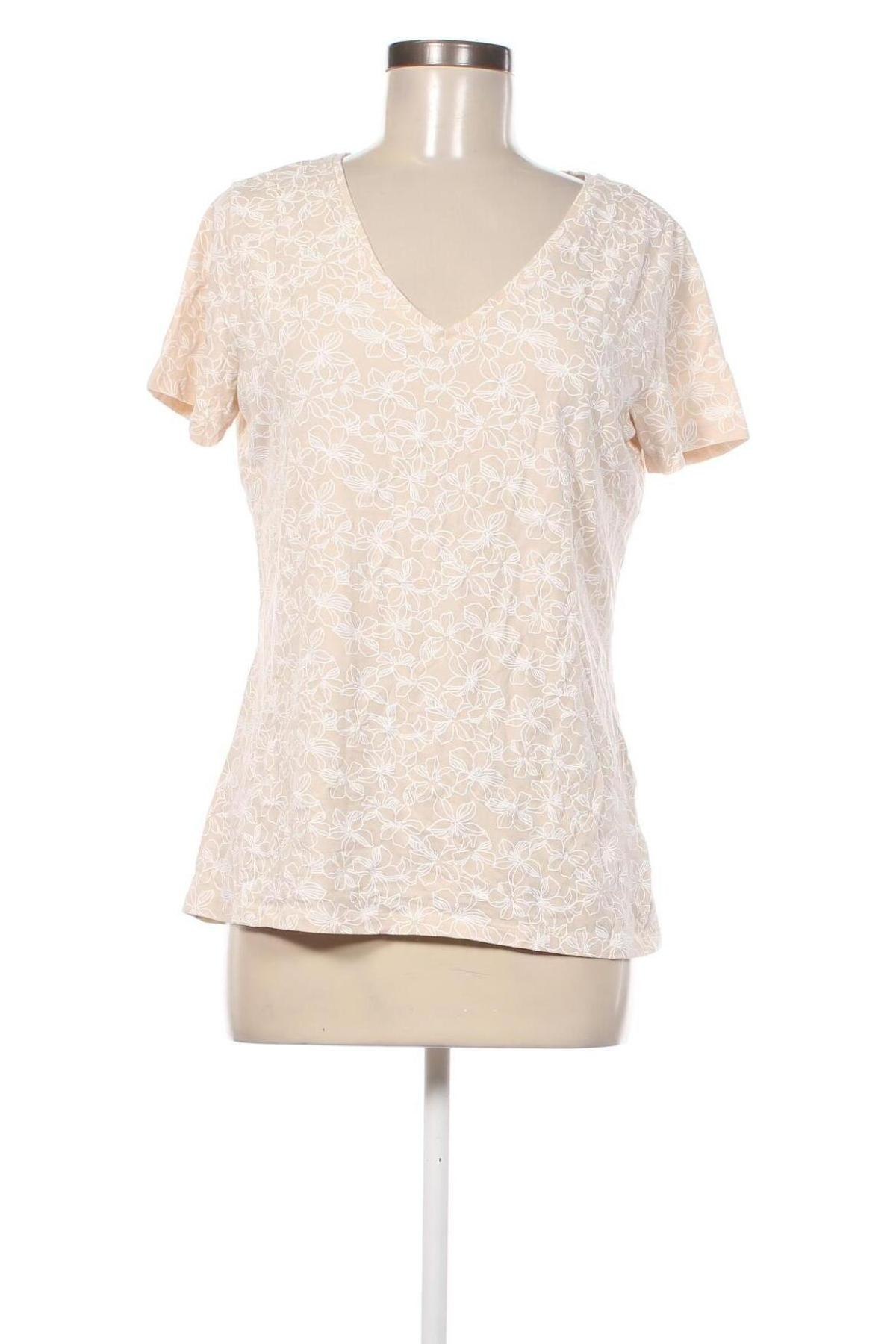 Damen T-Shirt C&A, Größe L, Farbe Beige, Preis € 9,05