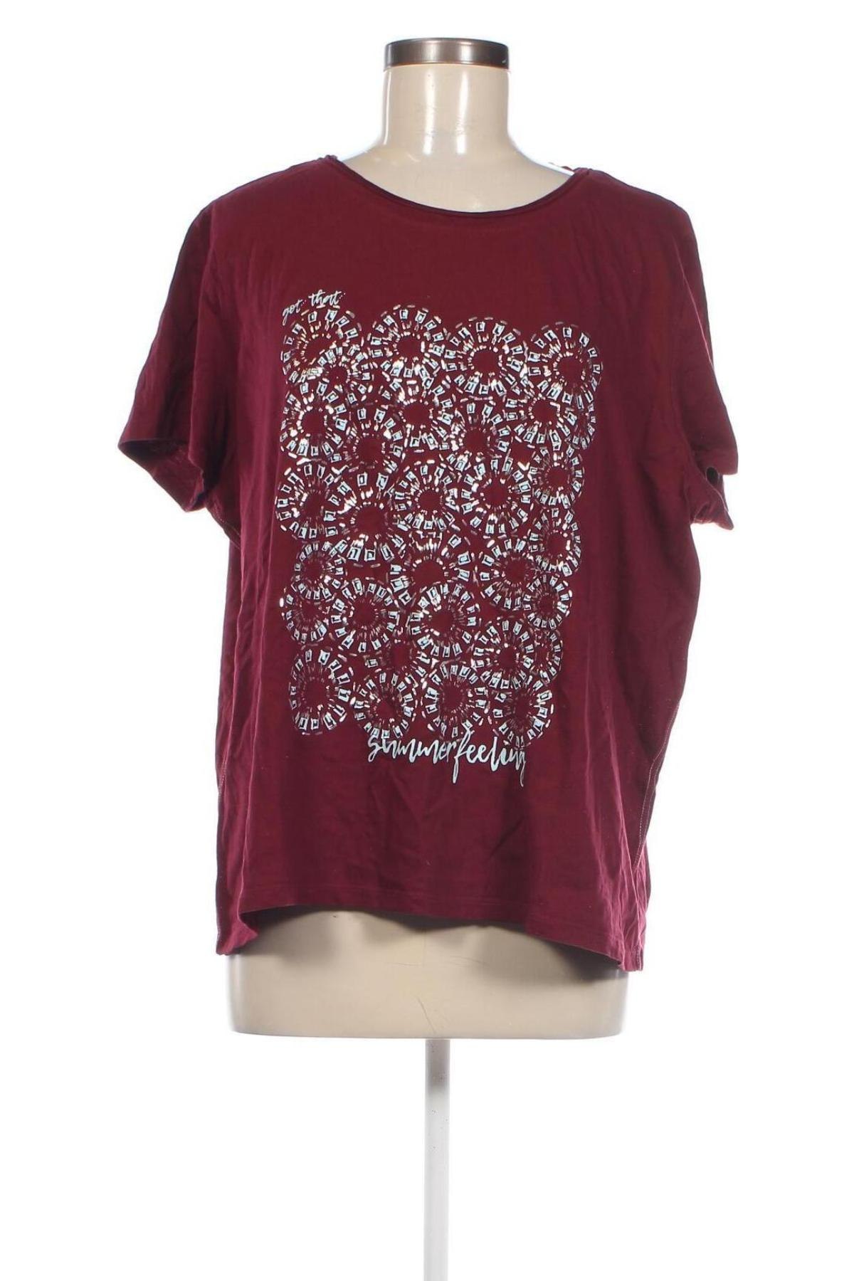 Γυναικείο t-shirt Cecil, Μέγεθος L, Χρώμα Κόκκινο, Τιμή 9,90 €