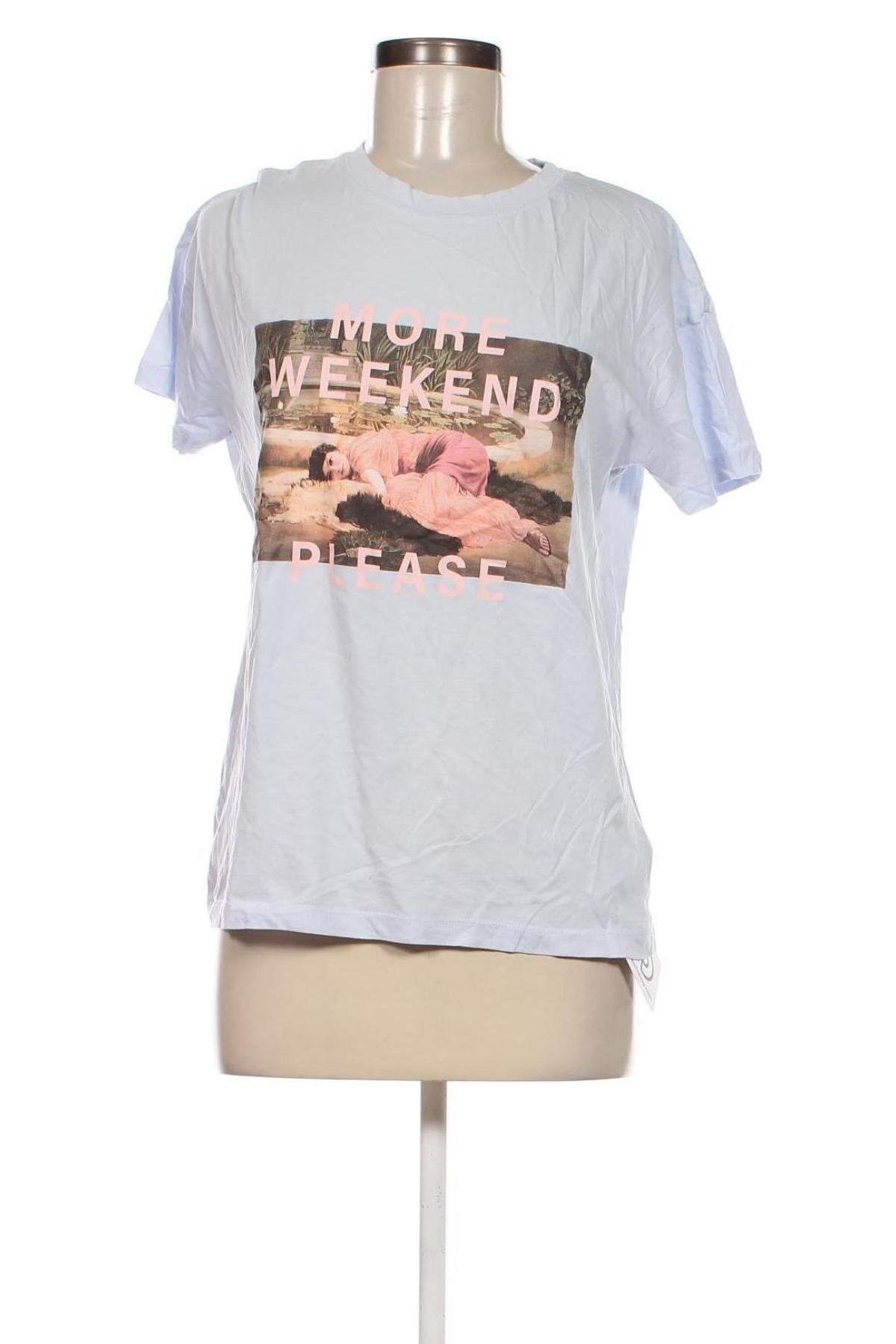 Γυναικείο t-shirt Clockhouse, Μέγεθος S, Χρώμα Μπλέ, Τιμή 4,82 €