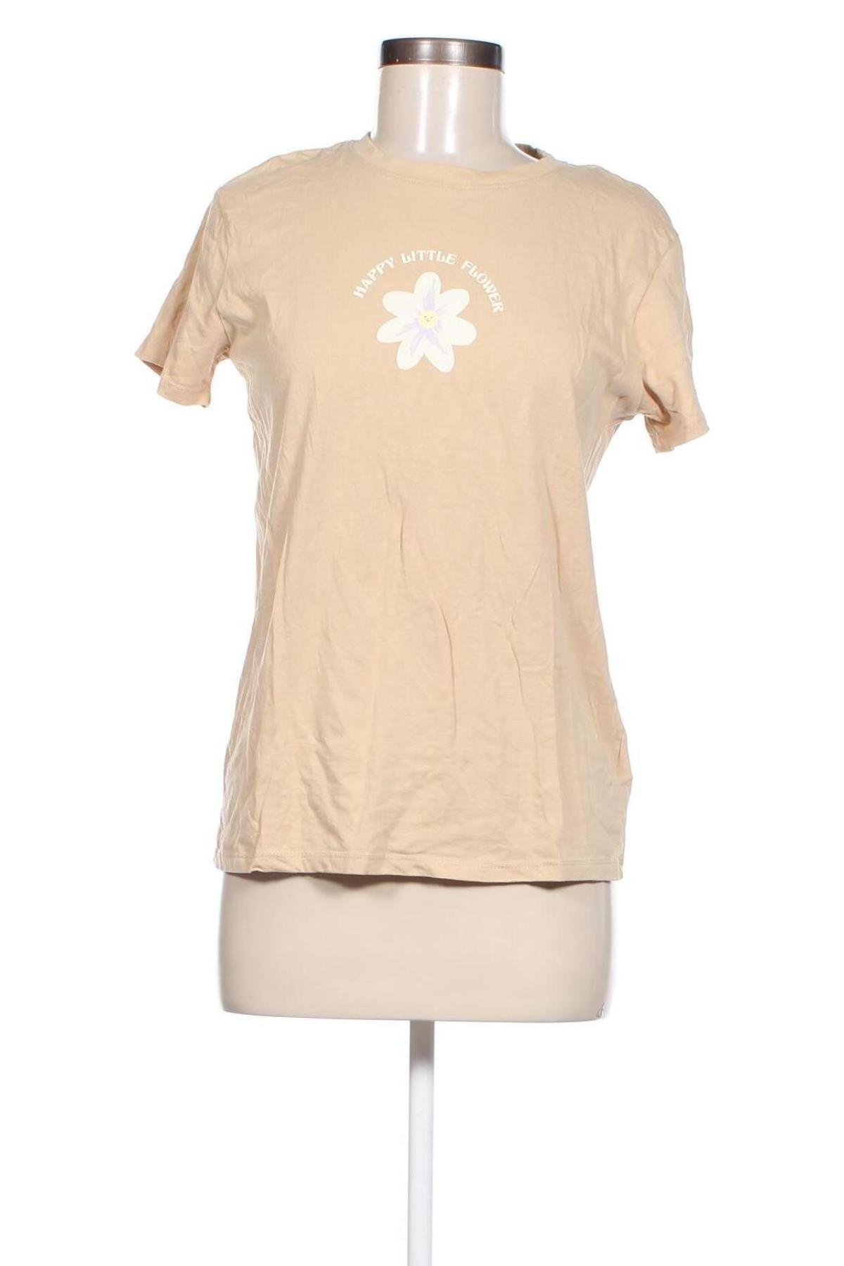 Damen T-Shirt Cropp, Größe S, Farbe Beige, Preis € 10,09