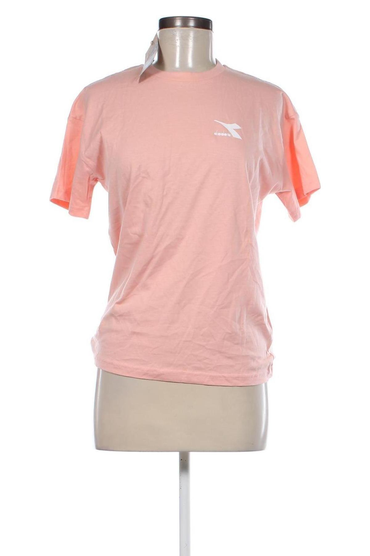 Damski T-shirt Diadora, Rozmiar XXL, Kolor Różowy, Cena 82,99 zł