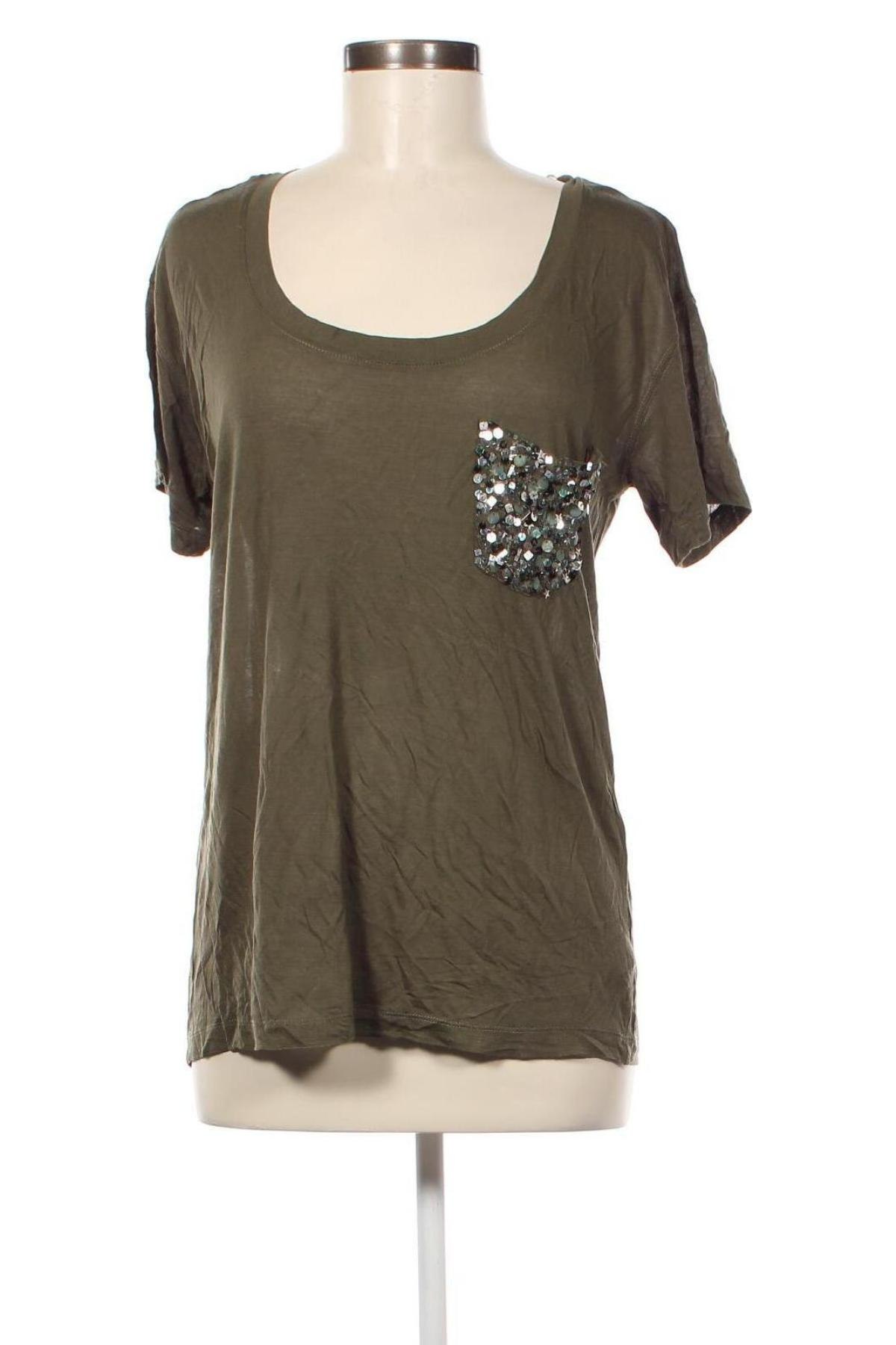 Damen T-Shirt Fossil, Größe L, Farbe Grün, Preis € 20,11