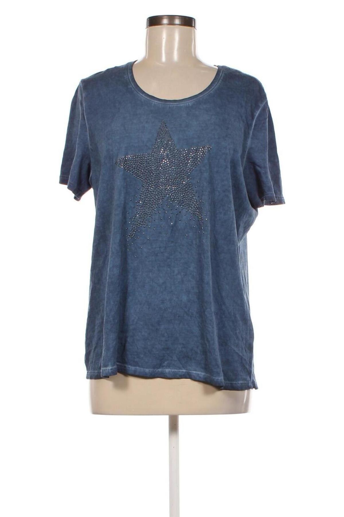 Damen T-Shirt G.W., Größe L, Farbe Blau, Preis € 18,79