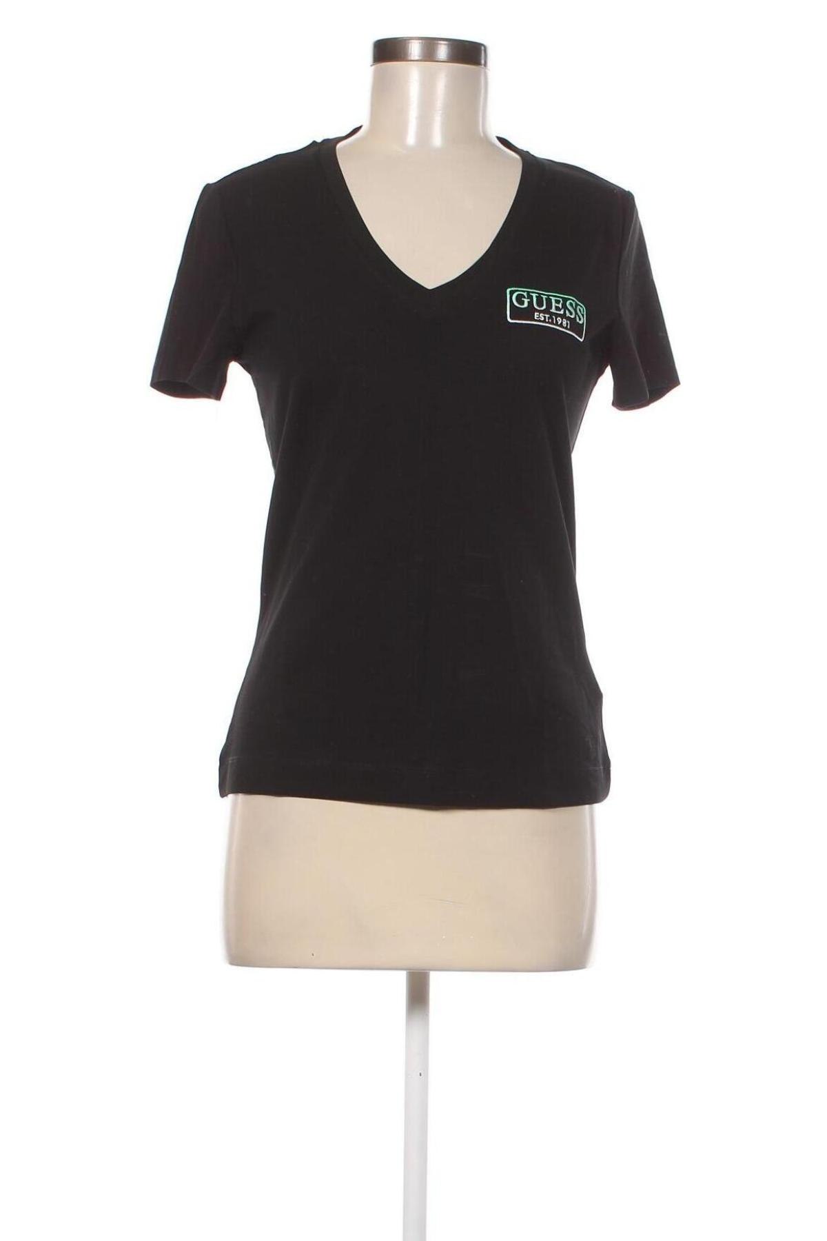 Damen T-Shirt Guess, Größe M, Farbe Schwarz, Preis € 35,25