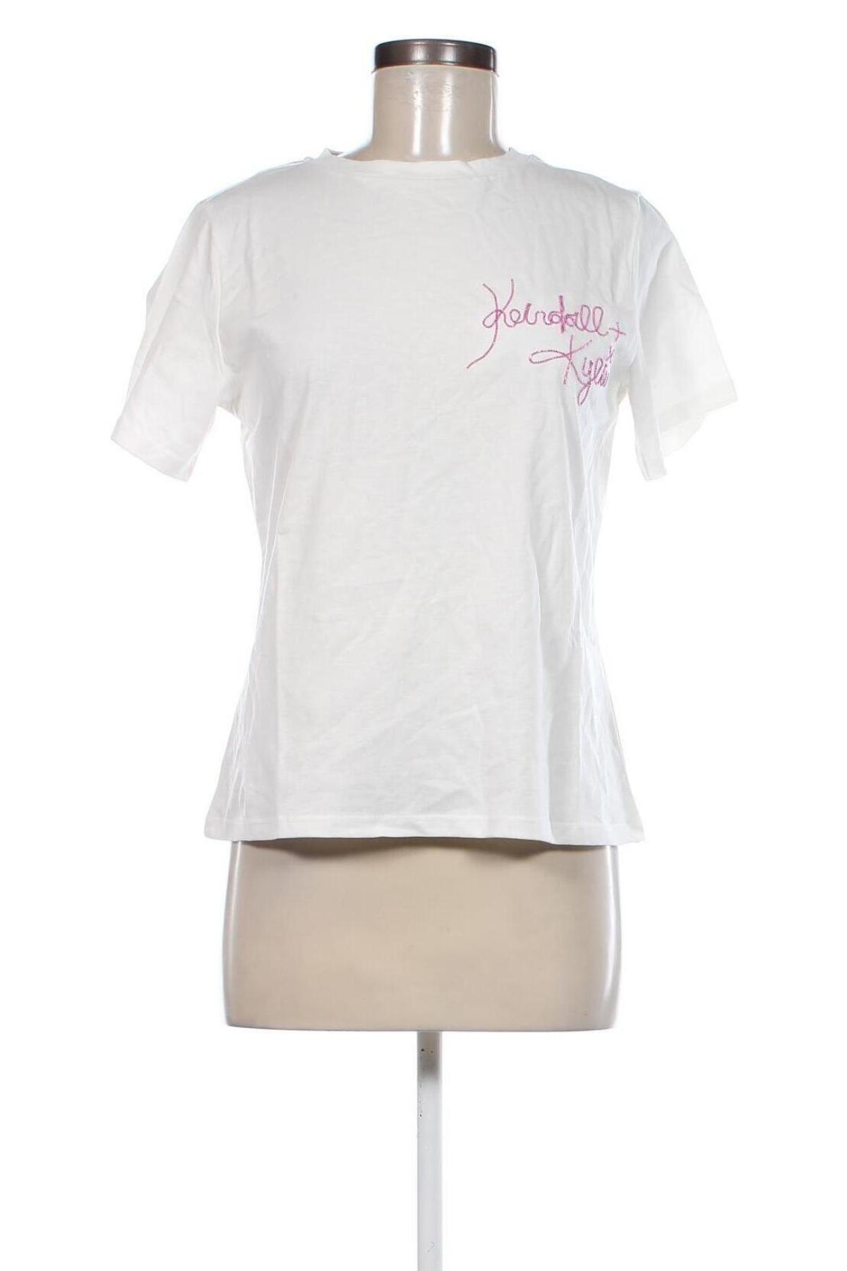 Damen T-Shirt Kendall & Kylie, Größe S, Farbe Weiß, Preis € 31,96