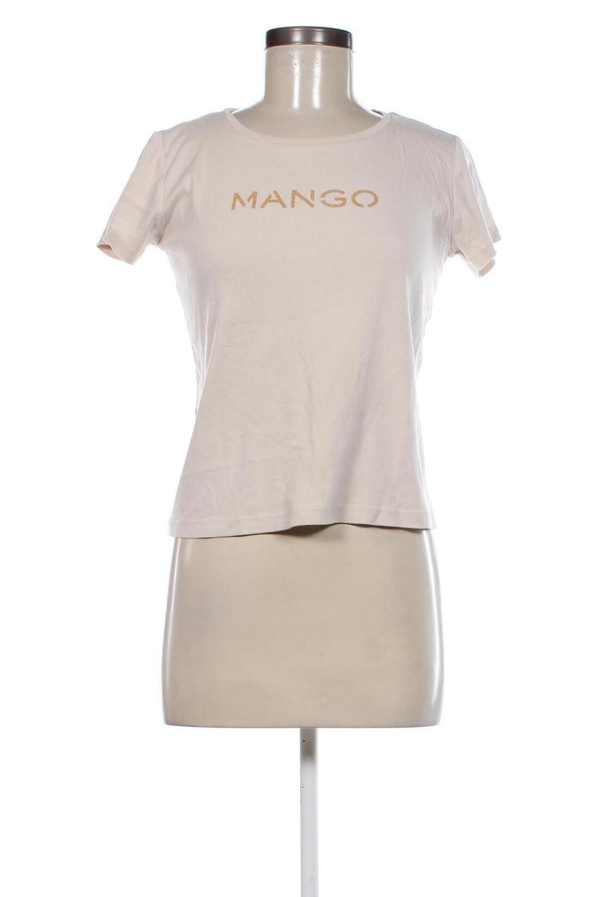 Damen T-Shirt Mango, Größe M, Farbe Beige, Preis € 8,18