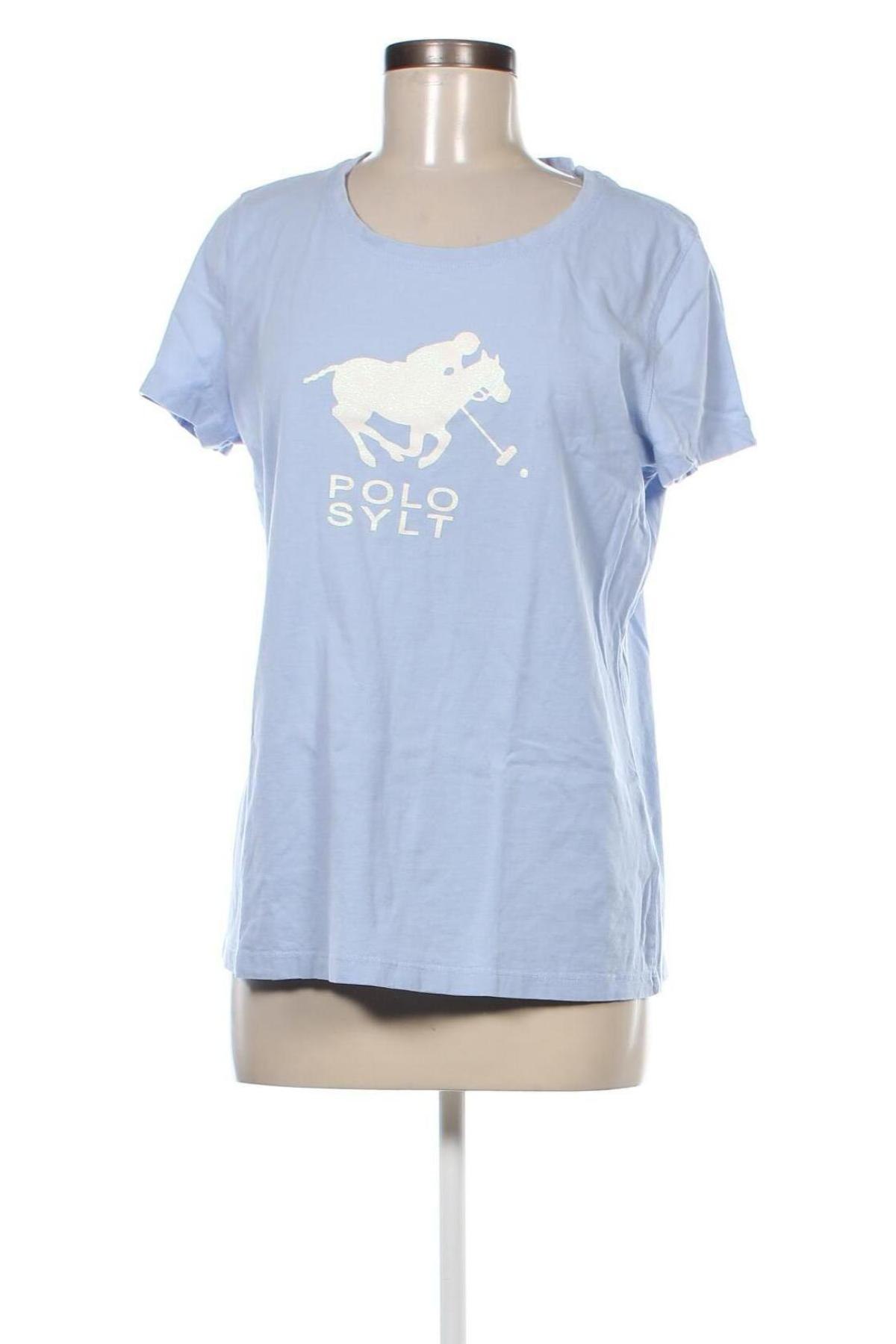 Damen T-Shirt Polo Sylt, Größe XL, Farbe Blau, Preis € 8,00
