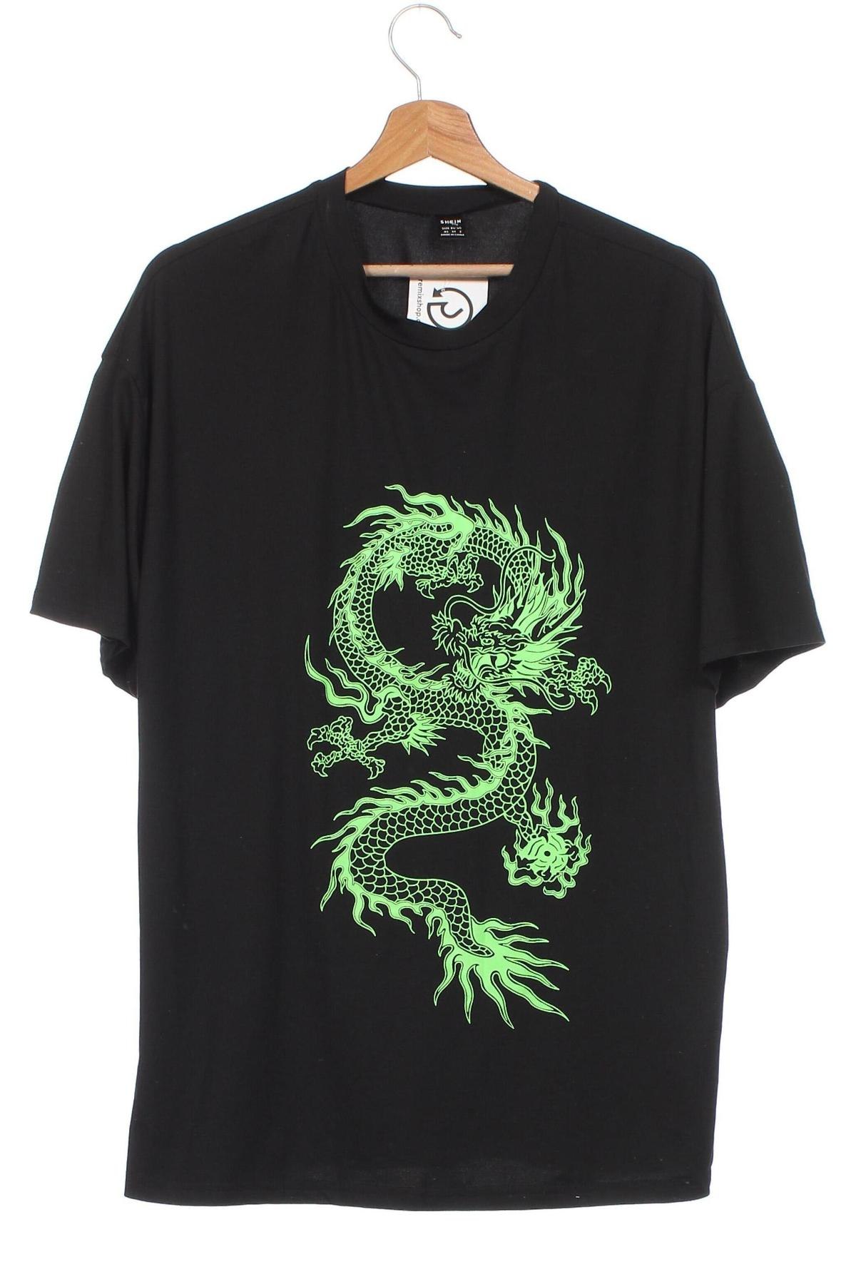 Damen T-Shirt SHEIN, Größe XS, Farbe Schwarz, Preis € 3,99