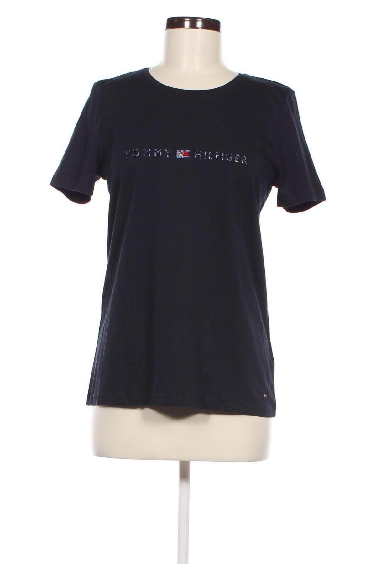 Damen T-Shirt Tommy Hilfiger, Größe M, Farbe Blau, Preis 57,06 €