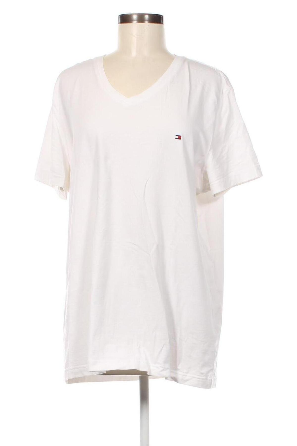 Γυναικείο t-shirt Tommy Hilfiger, Μέγεθος XXL, Χρώμα Λευκό, Τιμή 35,99 €