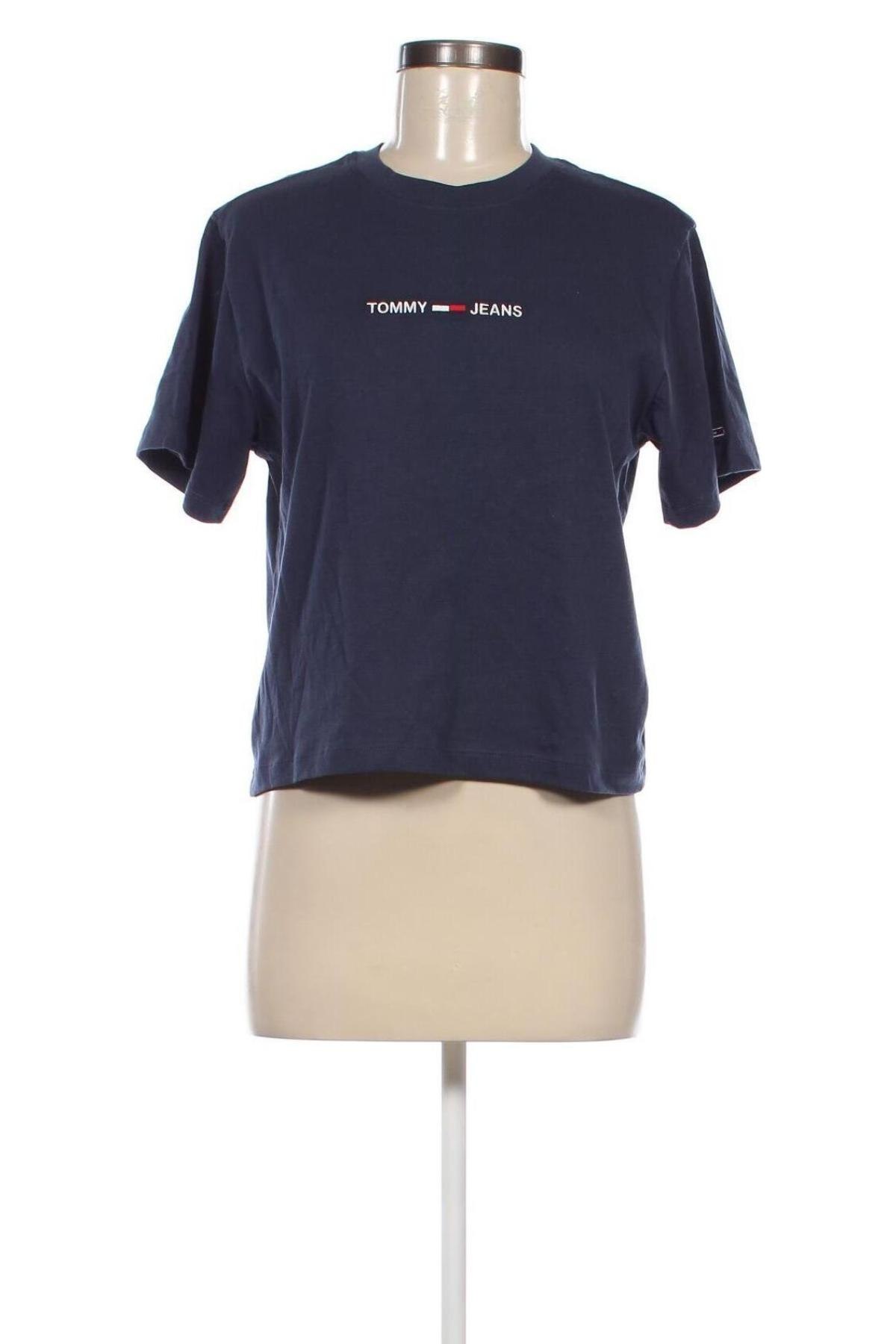 Γυναικείο t-shirt Tommy Jeans, Μέγεθος S, Χρώμα Μπλέ, Τιμή 23,49 €