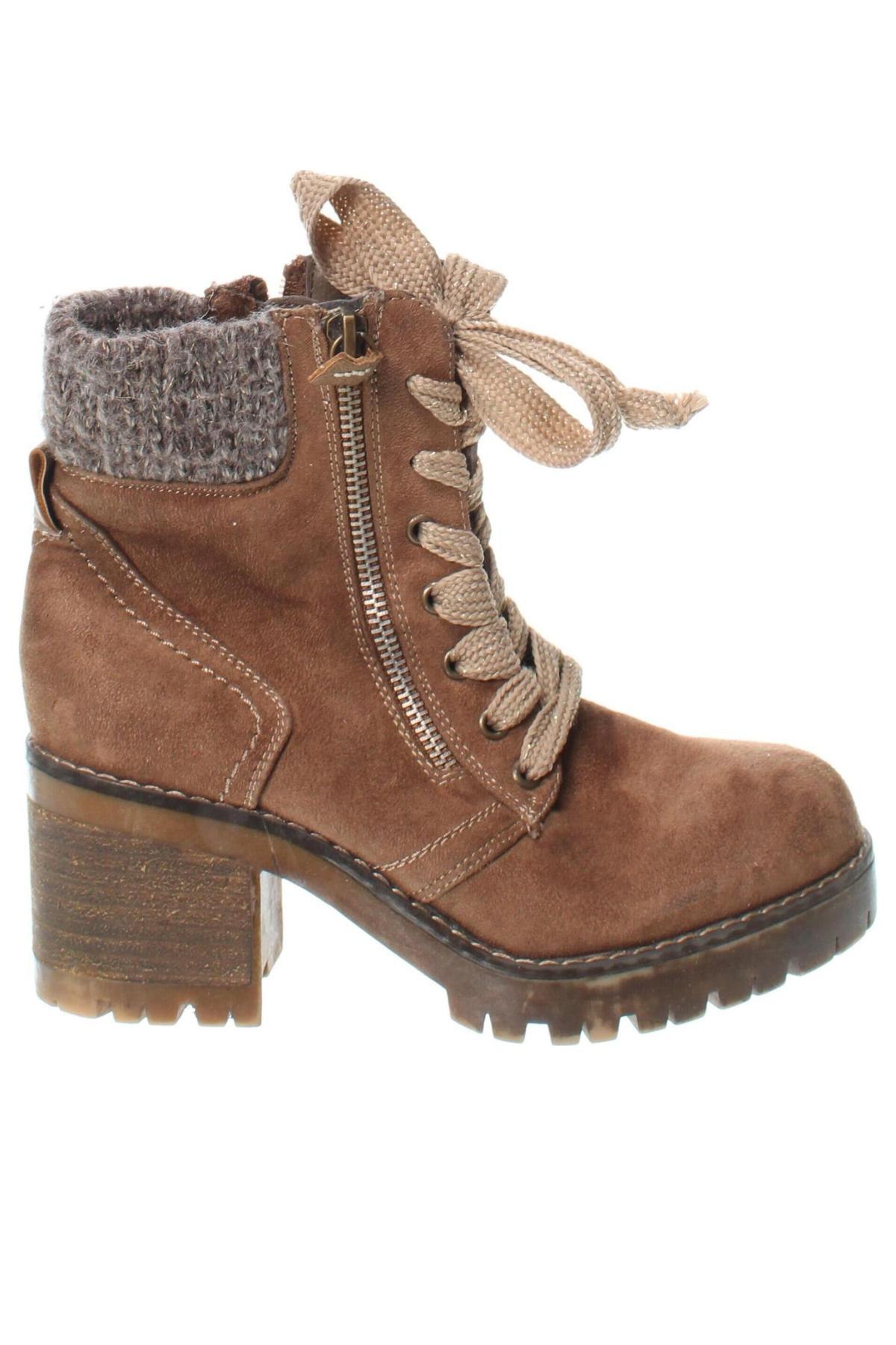 Damen Stiefeletten, Größe 36, Farbe Beige, Preis € 21,99