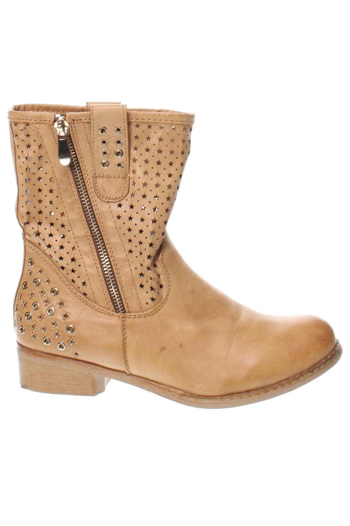 Damen Stiefeletten, Größe 37, Farbe Beige, Preis € 15,66