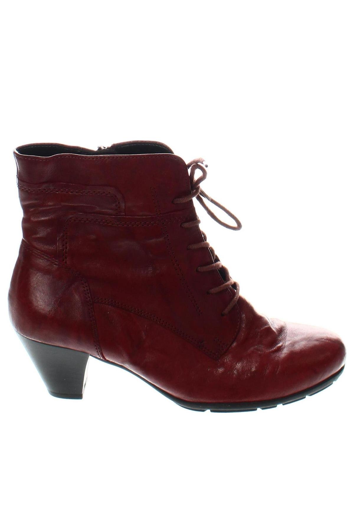 Damen Stiefeletten Gabor, Größe 37, Farbe Rot, Preis 21,99 €