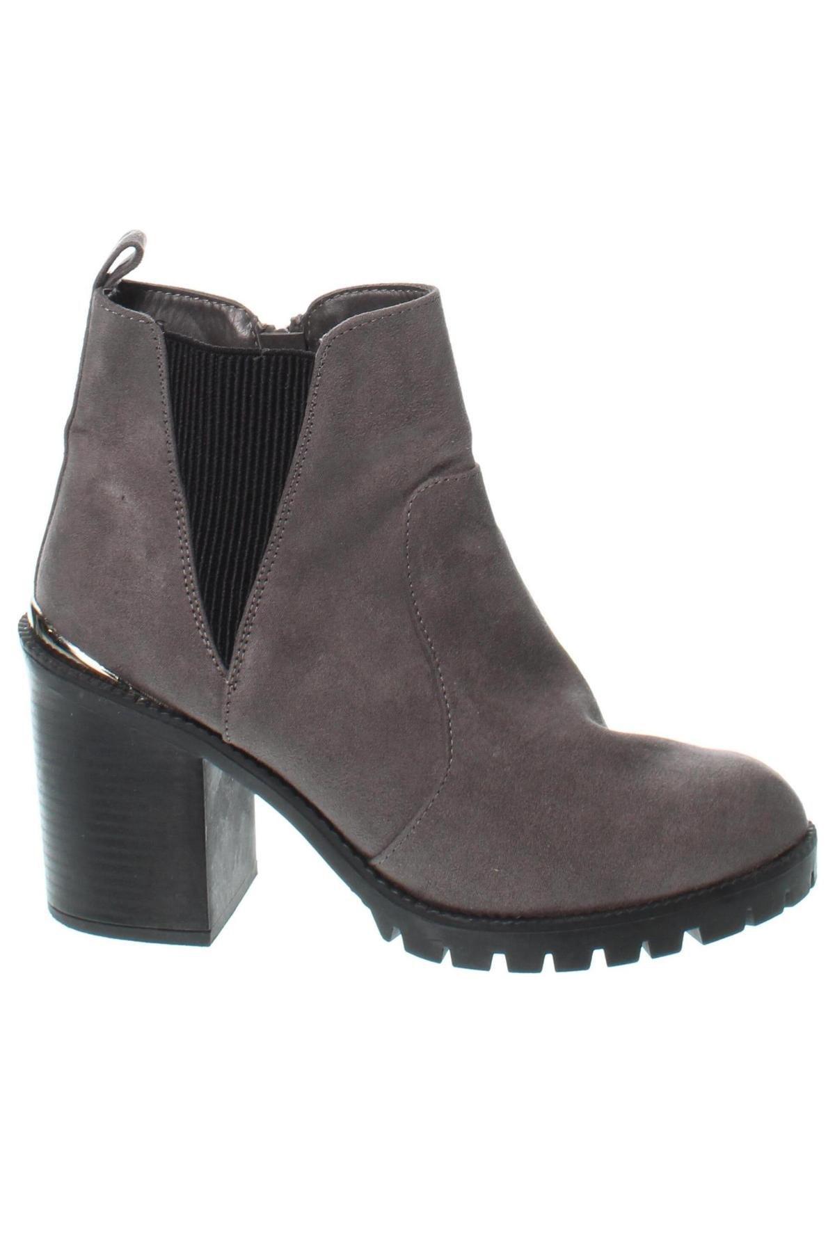 Damen Stiefeletten New Look, Größe 38, Farbe Grau, Preis 17,49 €