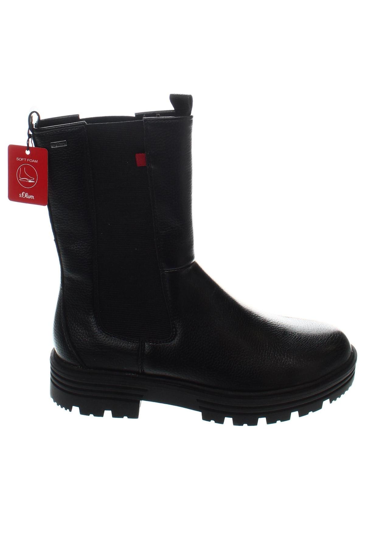 Botine de damă S.Oliver, Mărime 40, Culoare Negru, Preț 460,53 Lei