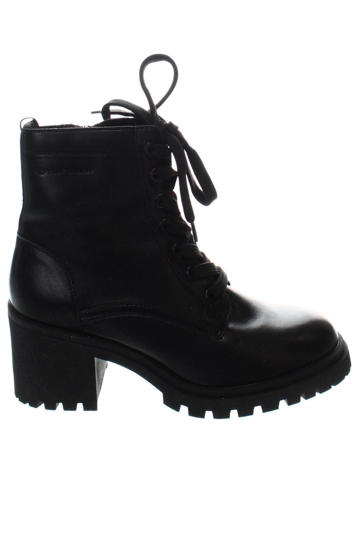 Botine de damă Tom Tailor, Mărime 40, Culoare Negru, Preț 191,99 Lei