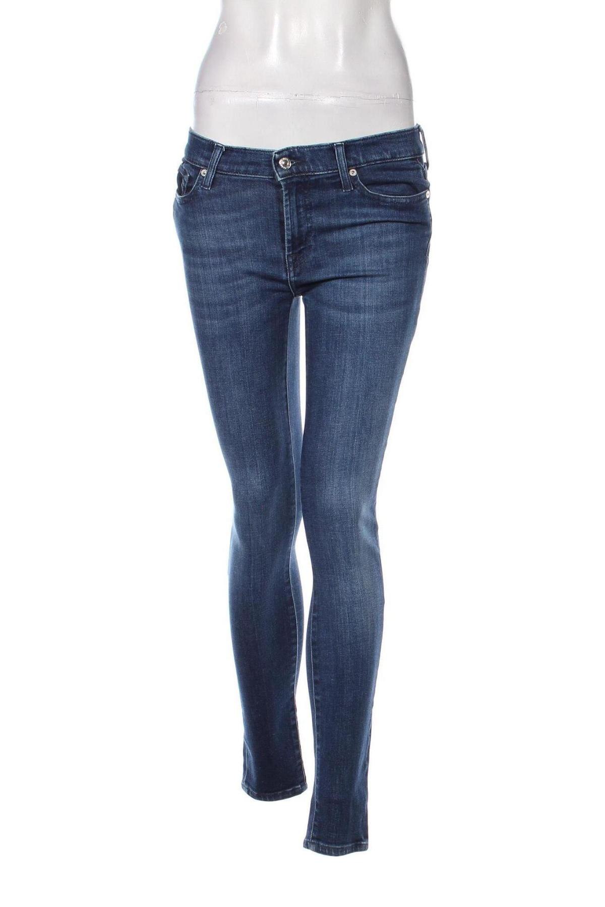 Damskie jeansy 7 For All Mankind, Rozmiar S, Kolor Niebieski, Cena 242,99 zł