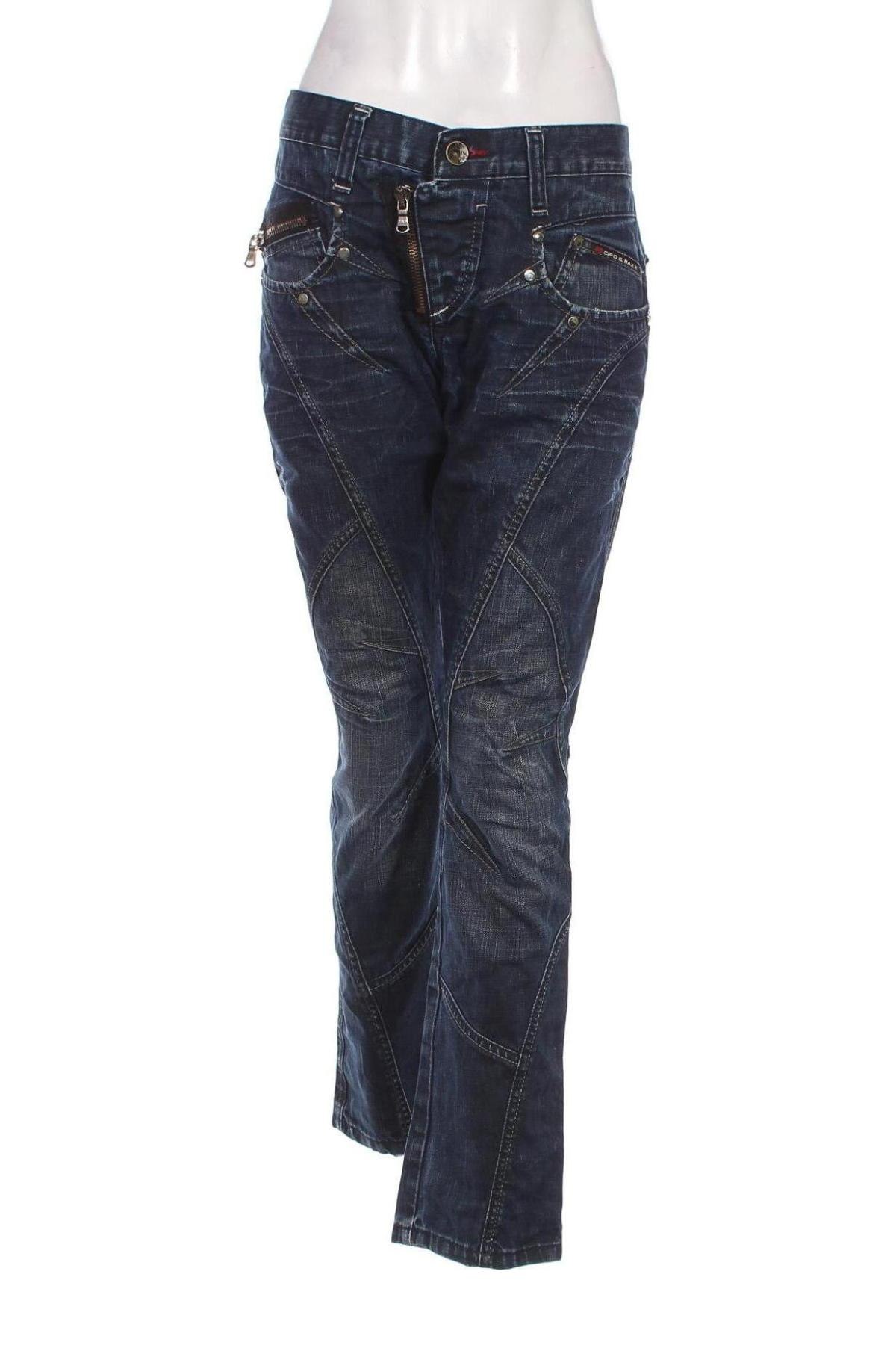 Γυναικείο Τζίν Cipo & Baxx, Μέγεθος M, Χρώμα Μπλέ, Τιμή 12,68 €