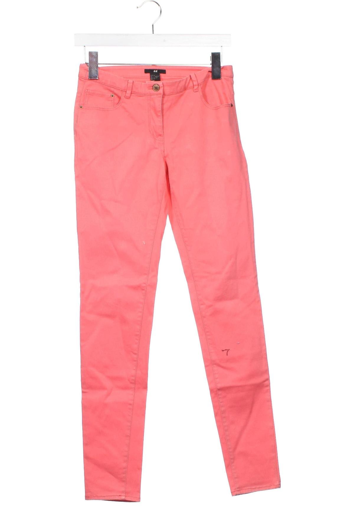 Dámské džíny  H&M, Velikost XS, Barva Růžová, Cena  198,00 Kč