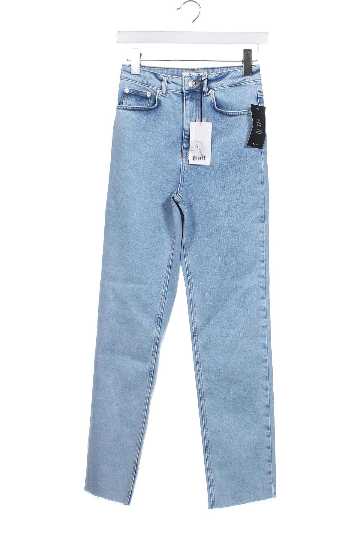 Dámske džínsy  NA-KD, Veľkosť XS, Farba Modrá, Cena  21,57 €