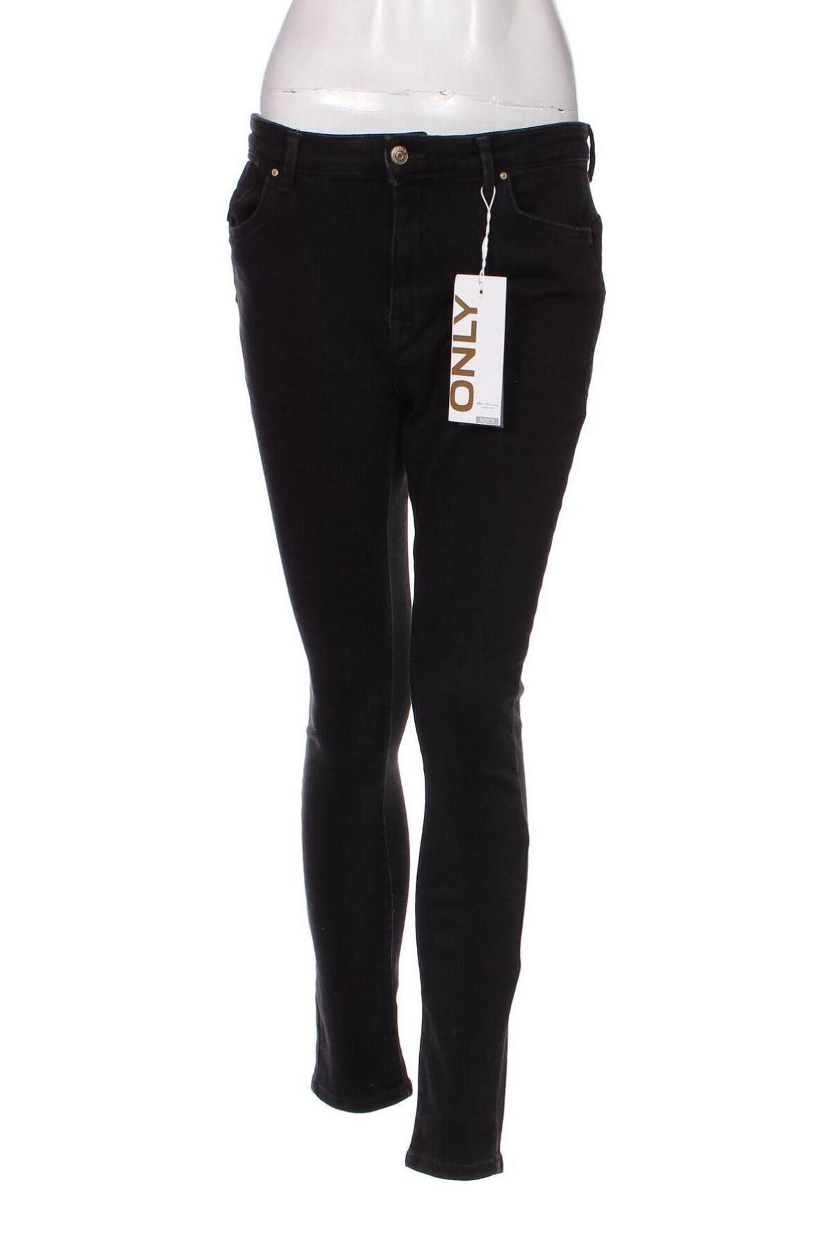 Γυναικείο Τζίν ONLY, Μέγεθος XL, Χρώμα Μαύρο, Τιμή 17,86 €