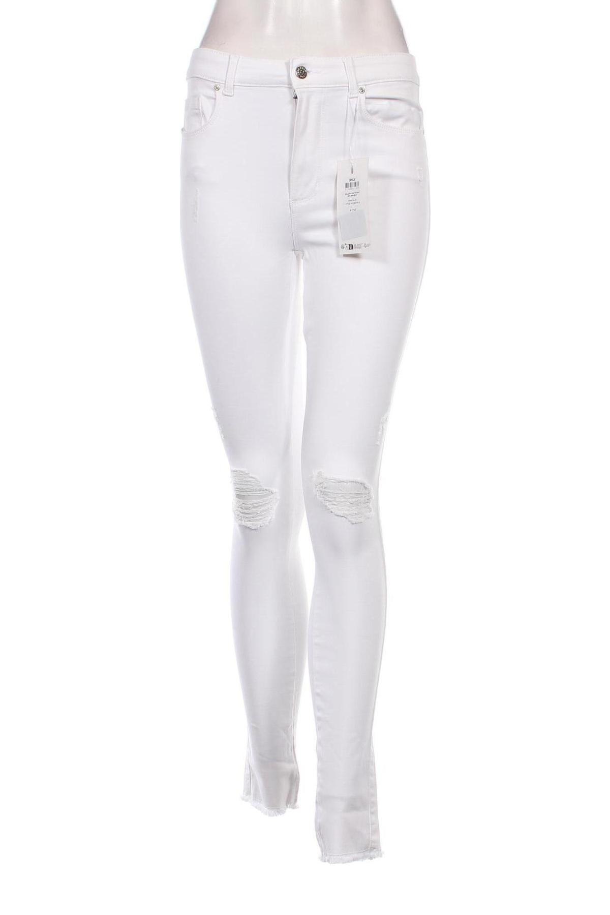 Dámské džíny  ONLY, Velikost M, Barva Bílá, Cena  558,00 Kč