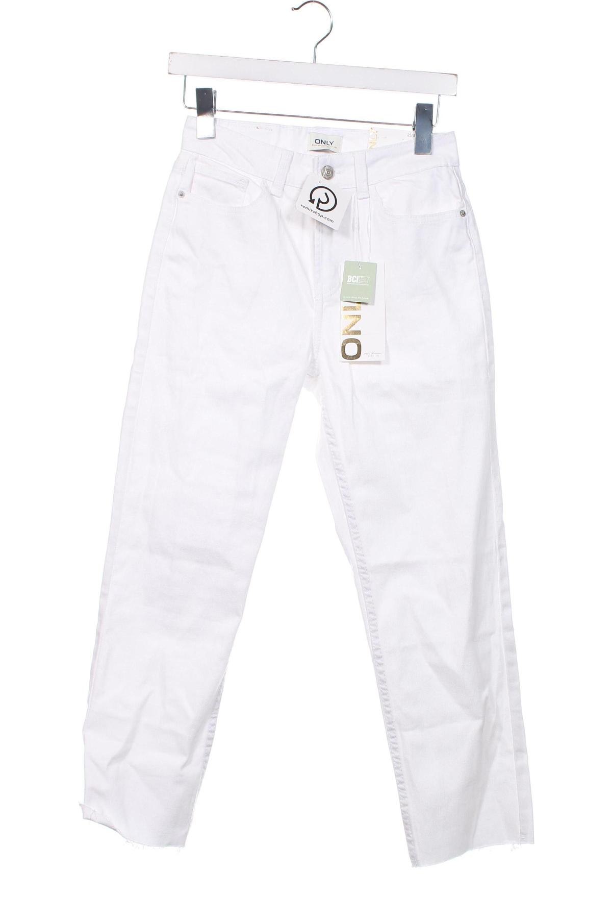 Damskie jeansy ONLY, Rozmiar S, Kolor Biały, Cena 73,99 zł