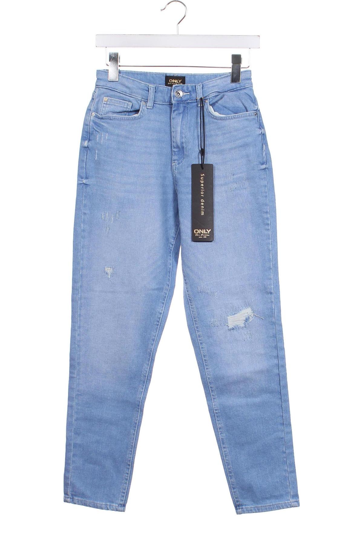 Damskie jeansy ONLY, Rozmiar XS, Kolor Niebieski, Cena 55,99 zł