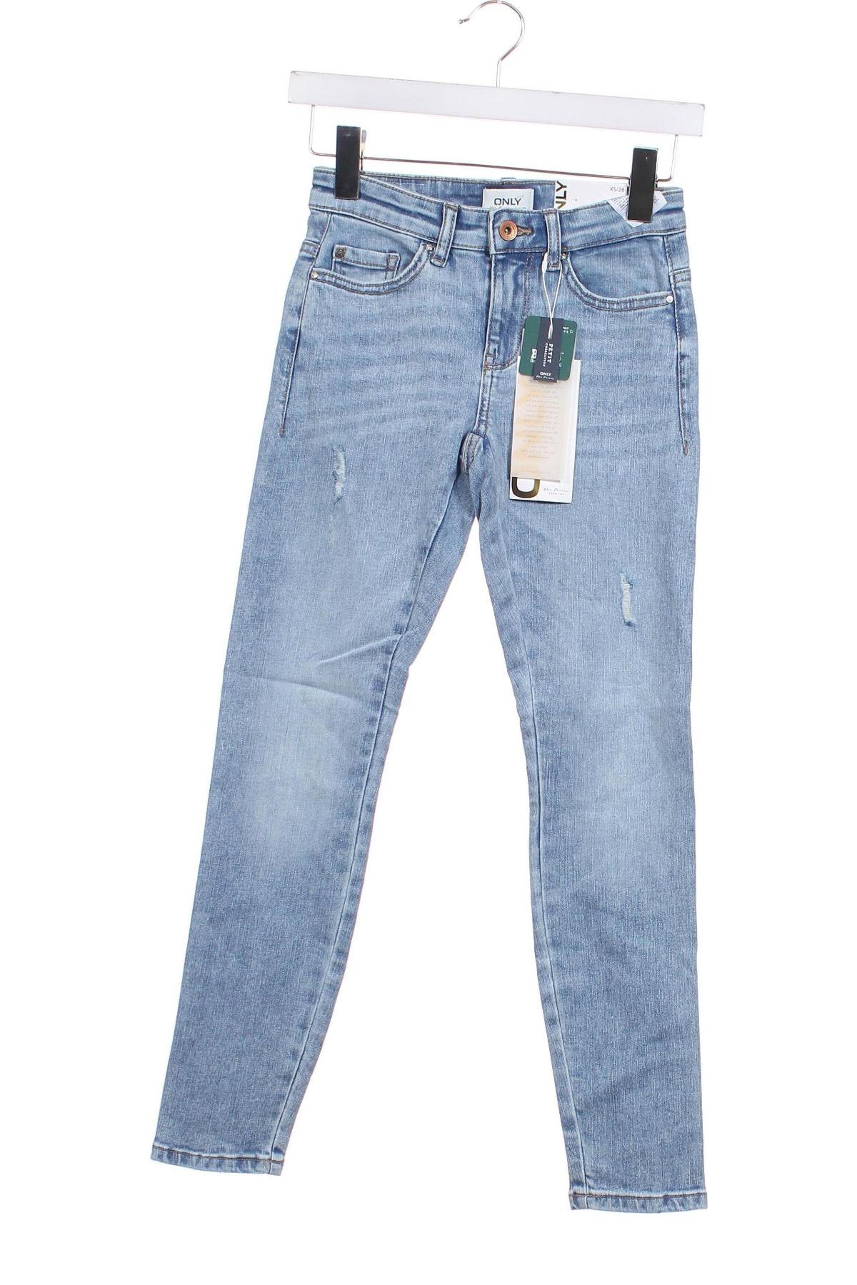 Damskie jeansy ONLY, Rozmiar XS, Kolor Niebieski, Cena 61,99 zł